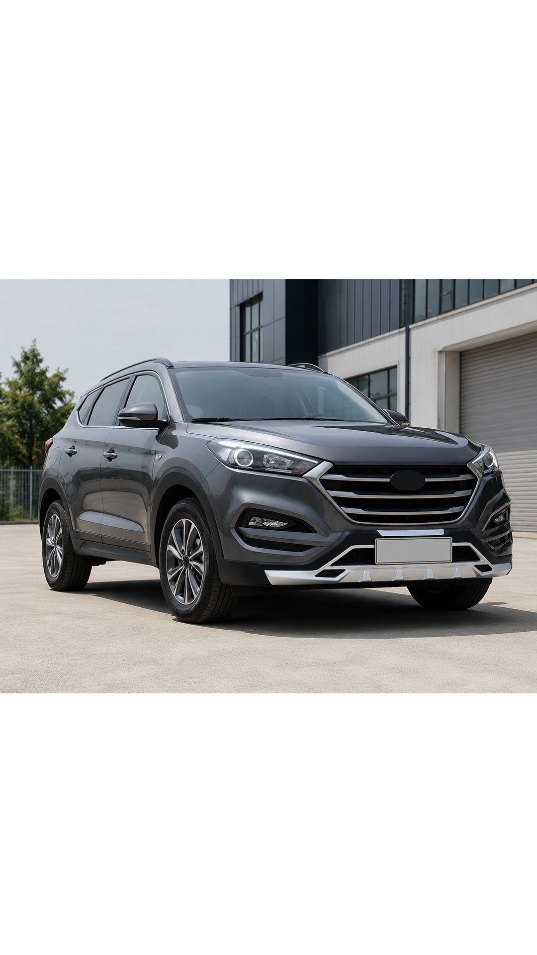 2015-2017 Hyundai Tucson Ön Tampon Koruma Difüzör İthal | Premium Ön Lip Tampon Eki | Dayanıklı ve Şık Tasarım