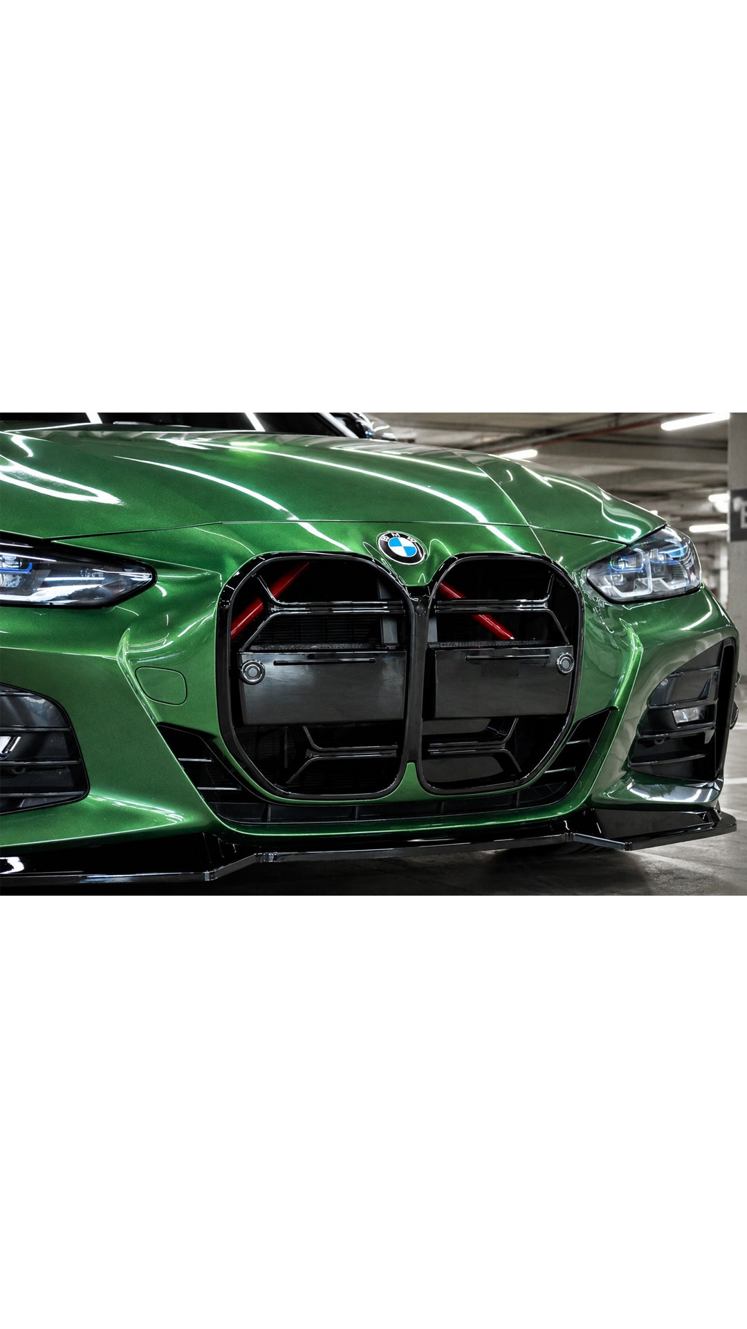BMW G22 4 Serisi M4 CSL Ön Panjur İthal Piano Black