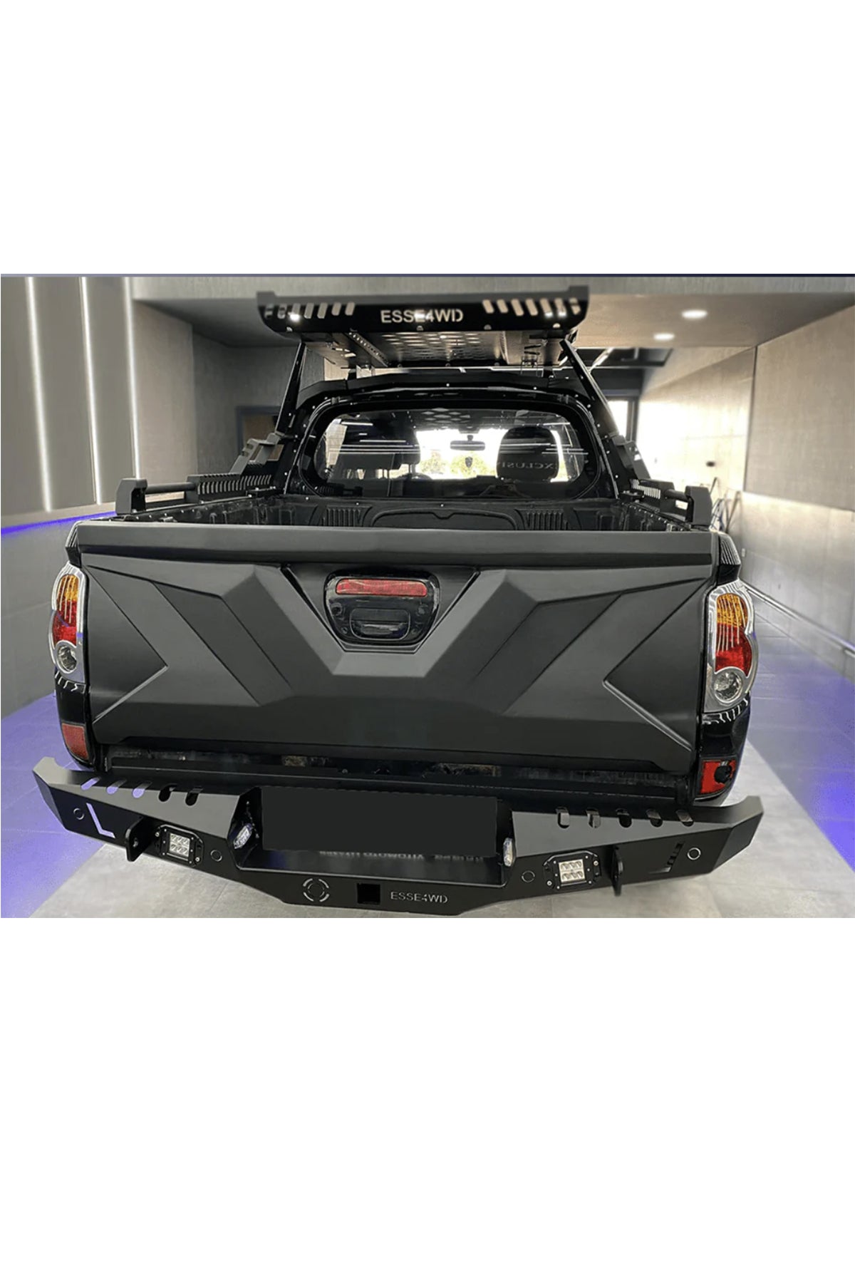Mitsubishi L200 2010-2014 Bagaj Kapağı Kaplama | Mat Siyah Tailgate Kaplama – Arka Kapak Koruma