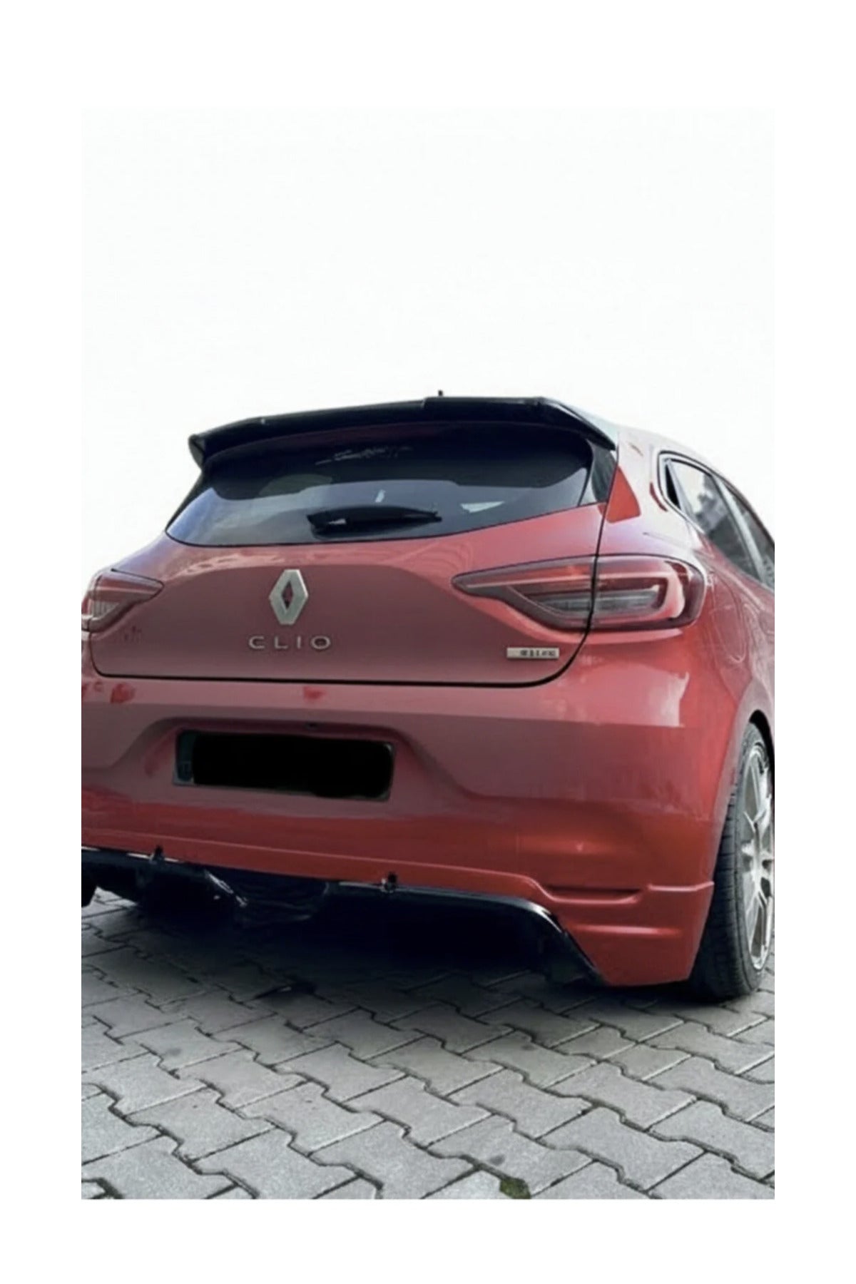 Renault Clio 5 Parlak Siyah Arka Spoiler | Bagaj Üstü Spoiler – Piano Black