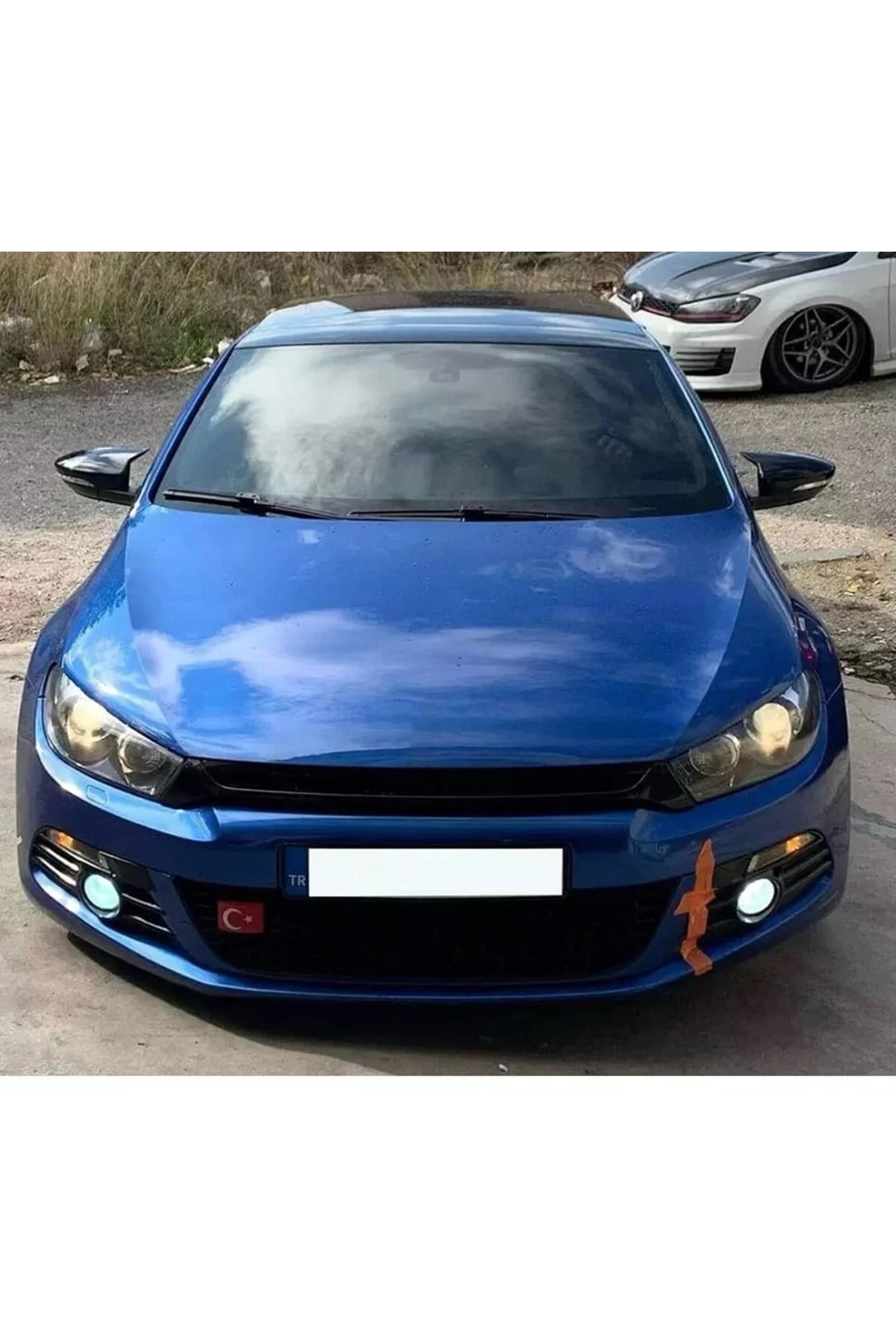 2008-2017 Volkswagen Scirocco Batman Yarasa Ayna Kapağı Piano Black