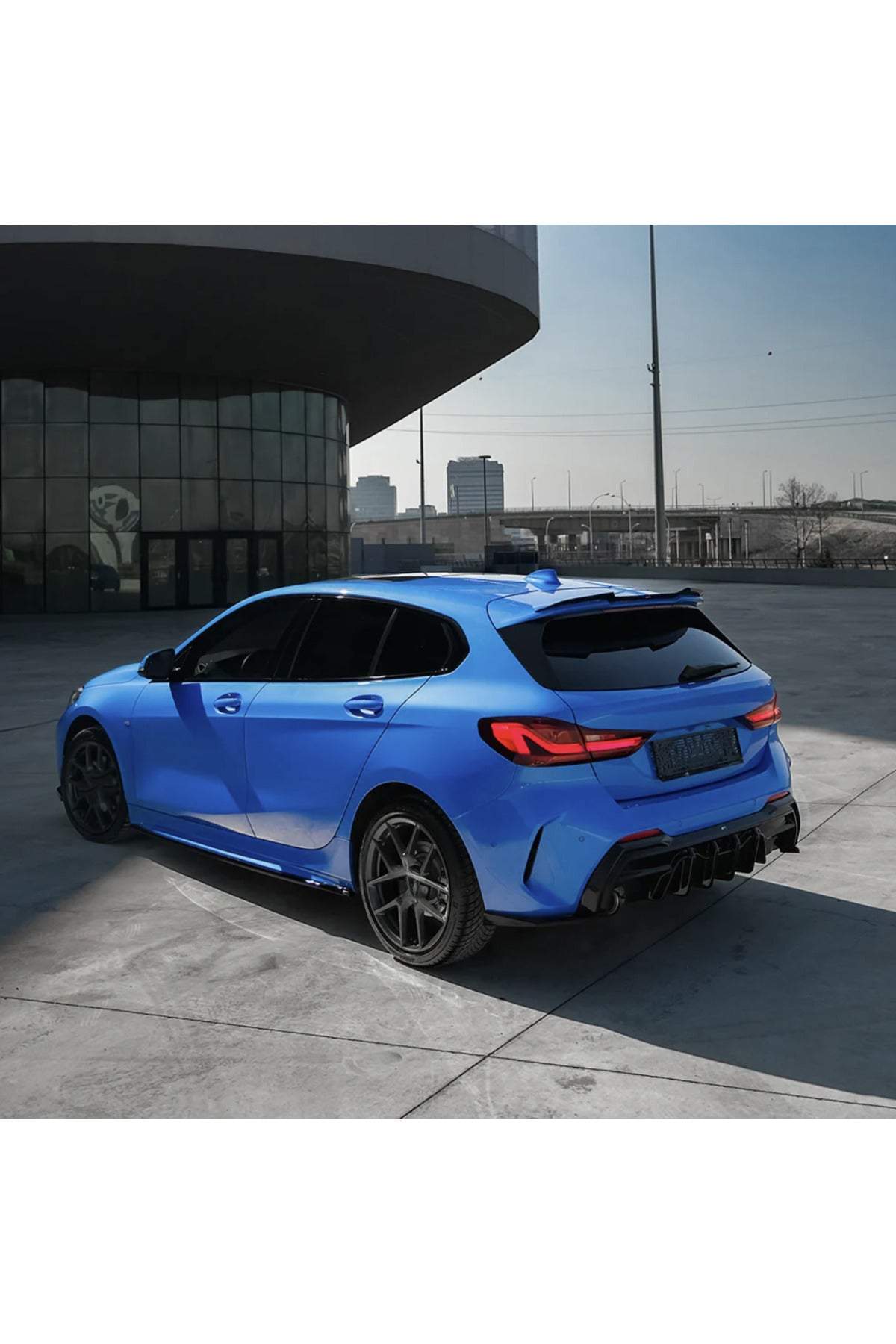 BMW 1 Serisi F40 M Paket 2019-2020 Arka Difüzör & Flap Seti | Agresif Tampon Altı Paket