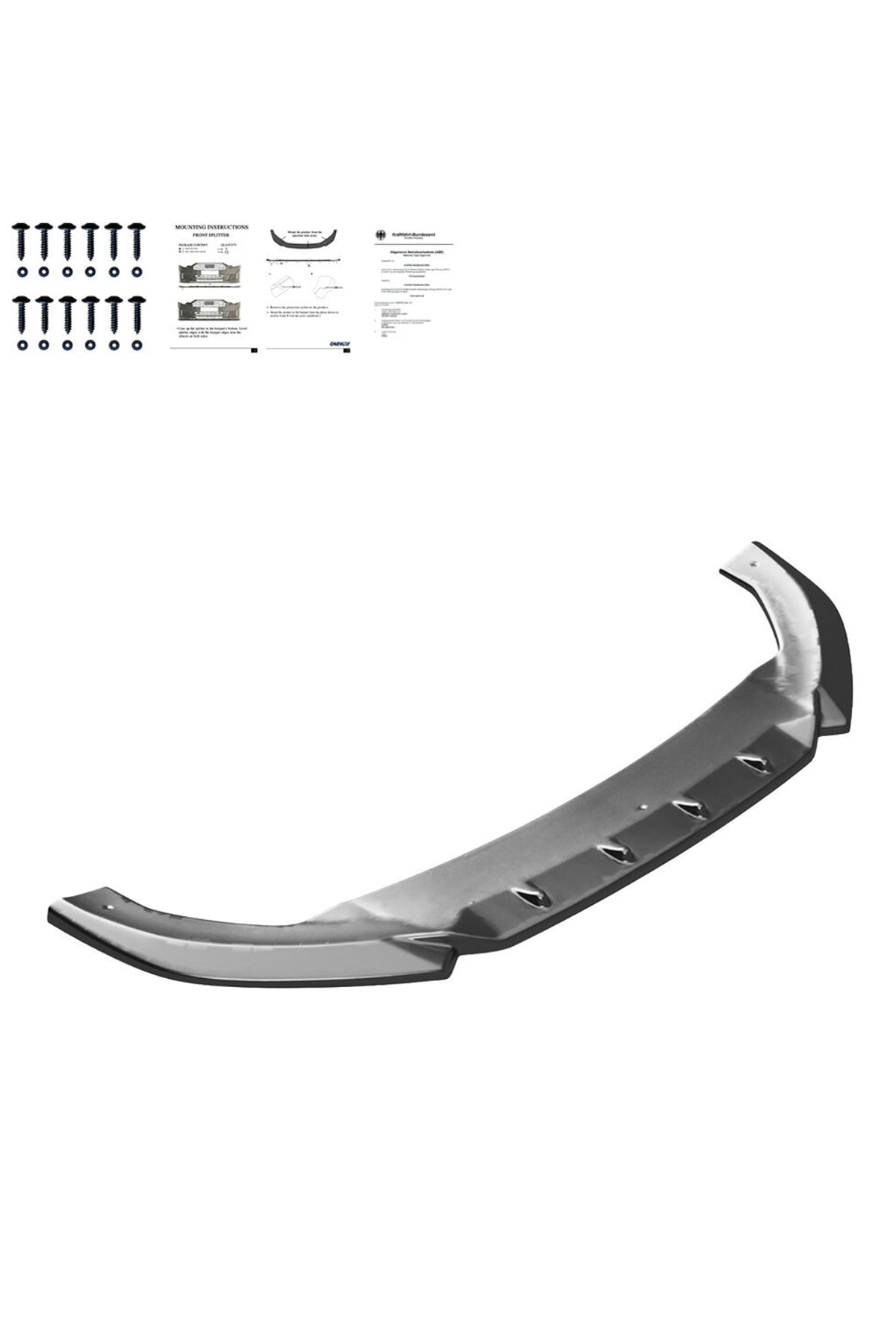 Cupra Leon 2020-2024 Piano Black Ön Lip | Ön Tampon Alt Lip / Spoiler – Parlak Siyah