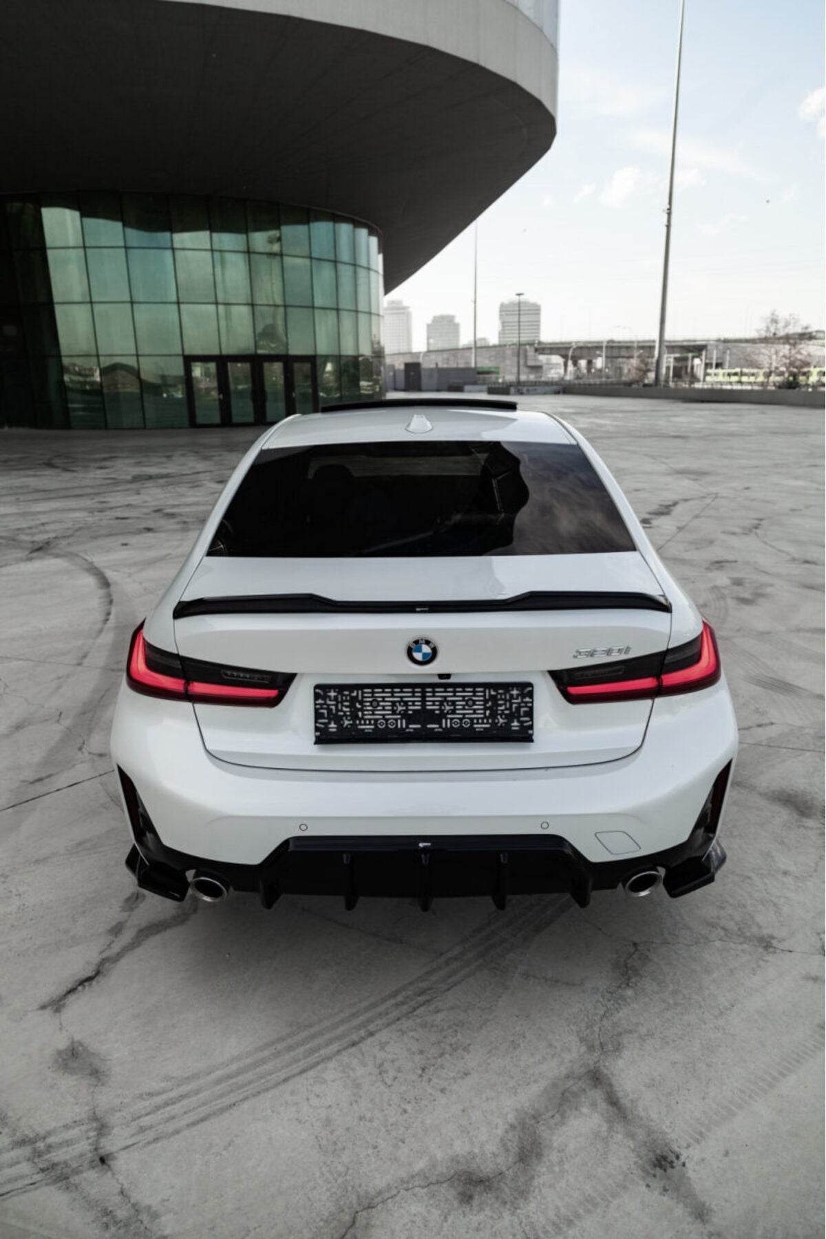 Bmw 3 Serisi G20 Lci 2022+ M Paket Body Kit Seti Ön Lip Marşpiyel Difüzör Spoiler Flap