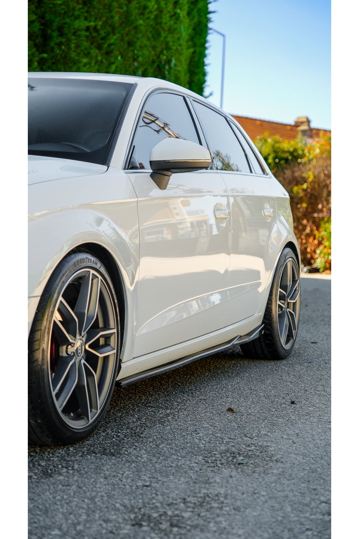 Audi A3 8V Sportback 2013-2016 Uyumlu Yan Marşpiyel Seti | Sportif Yan Etek Takımı Body Kit