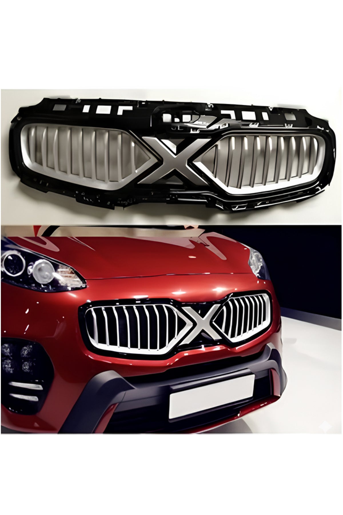 2016+ Kia Sportage Özel Üretim Ön Panjur | Sportif | Güçlü Tasarım