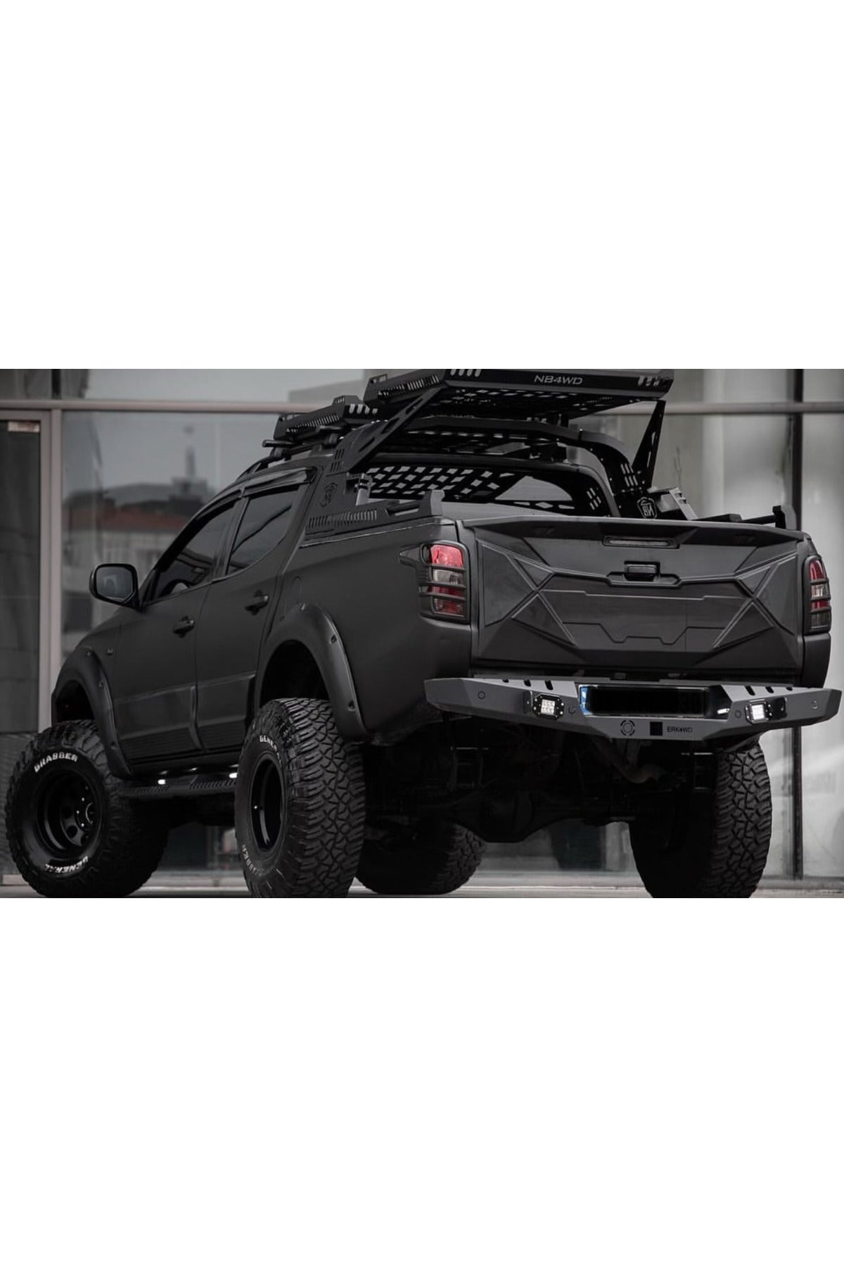 2015-2018 Mitsubishi L200 Arka Bagaj Kaplama Kabartma Koruma