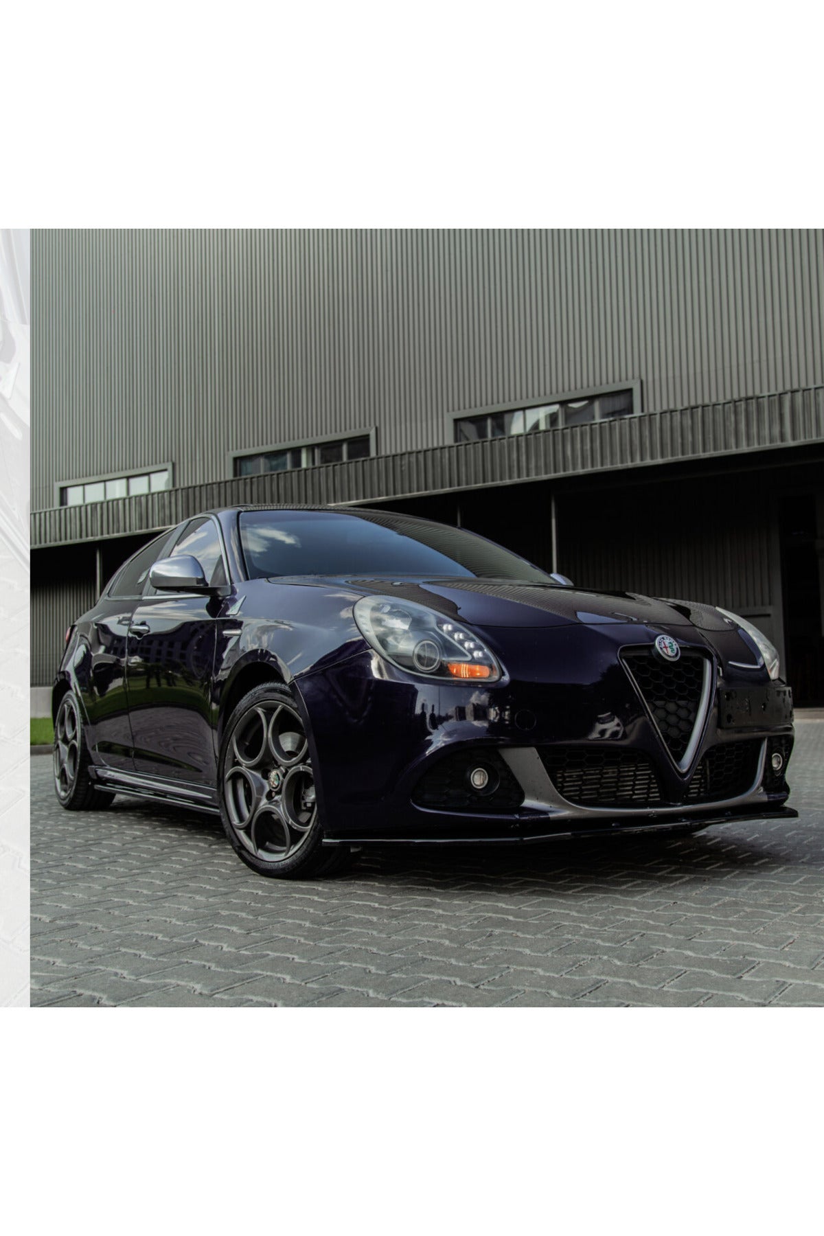 Alfa Romeo Giulietta Ön Lip 2010-2020 Uyumlu Ön Alt Lip Piano Black ABS - TMZ Garage