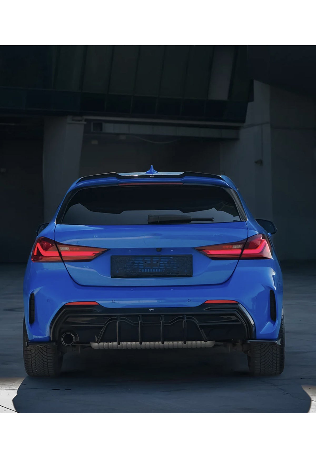 Bmw 1 Serisi F40 2019+ M Paket Body Kit Seti Ön Lip Marşpiyel Difüzör Spoiler Flap