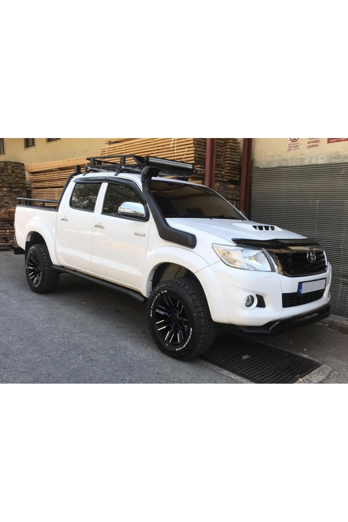 Toyota Hilux Vigo 2005-2014 İthal Şnorkel | Aktif Hava Girişli Off Road Snorkel Seti