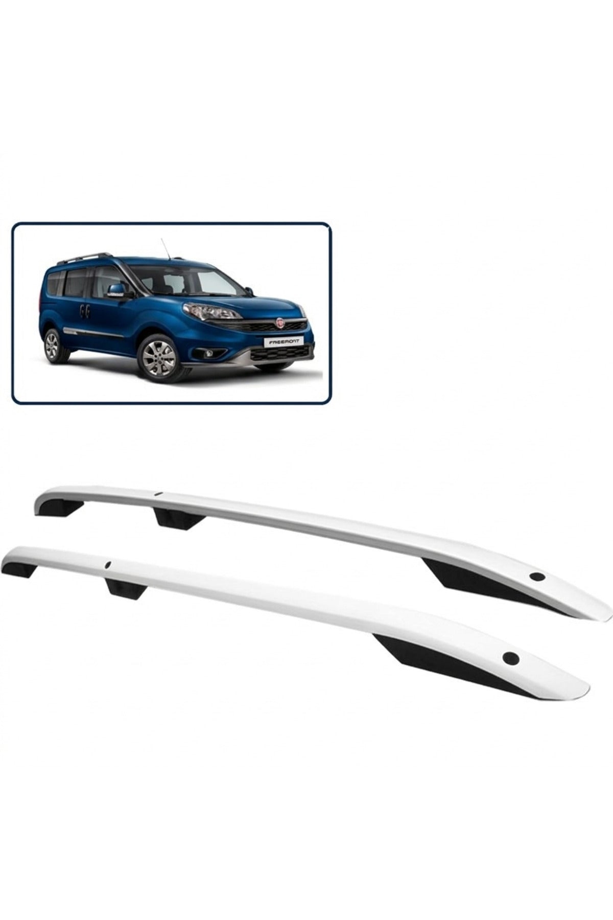 2010-2021 FİAT DOBLO MAXİ UZUN PORT BAGAJ TAVAN ÇITASI GRİ
