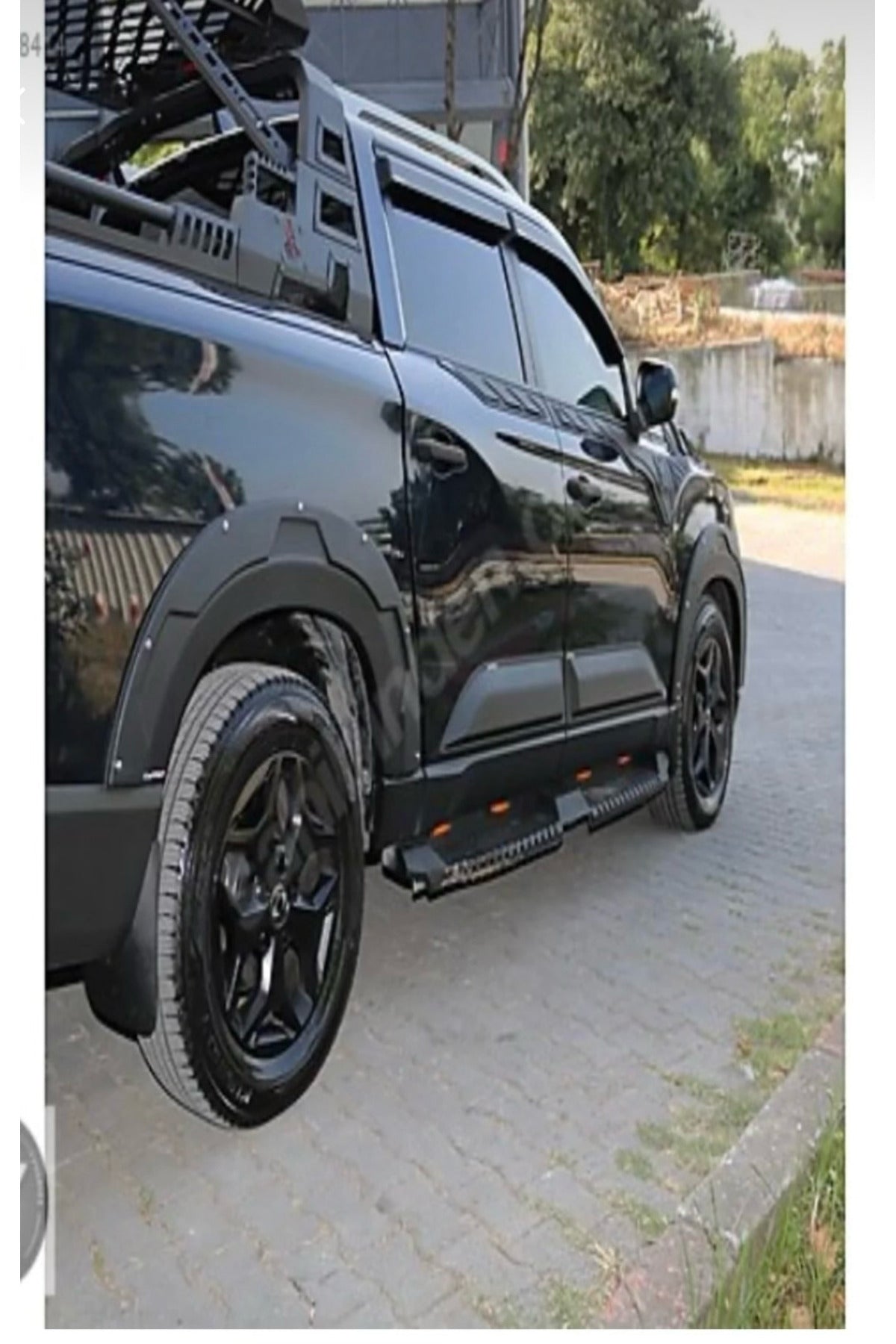 2018+ Ssangyong Musso Kapı Gövde Koruma Kaplama Kabartma 4 Parça