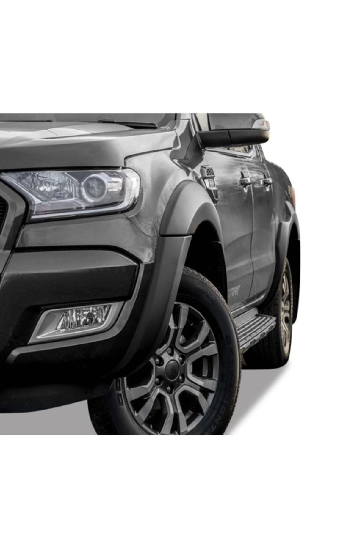 Ford Ranger 2018-2021 Slim Dodik (Sensörsüz) | Çamurluk Dodik Seti / Fender Flare – Mat Siyah
