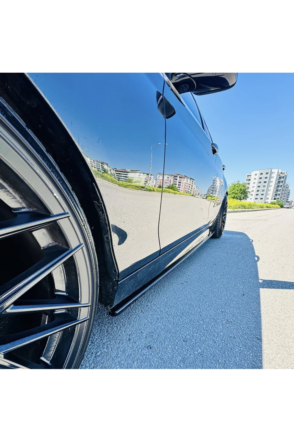 BMW F20 1 Serisi 2011-2019 Yan Marşpiyel M Paket Uyumlu Piano Black Marşpiyel Eki