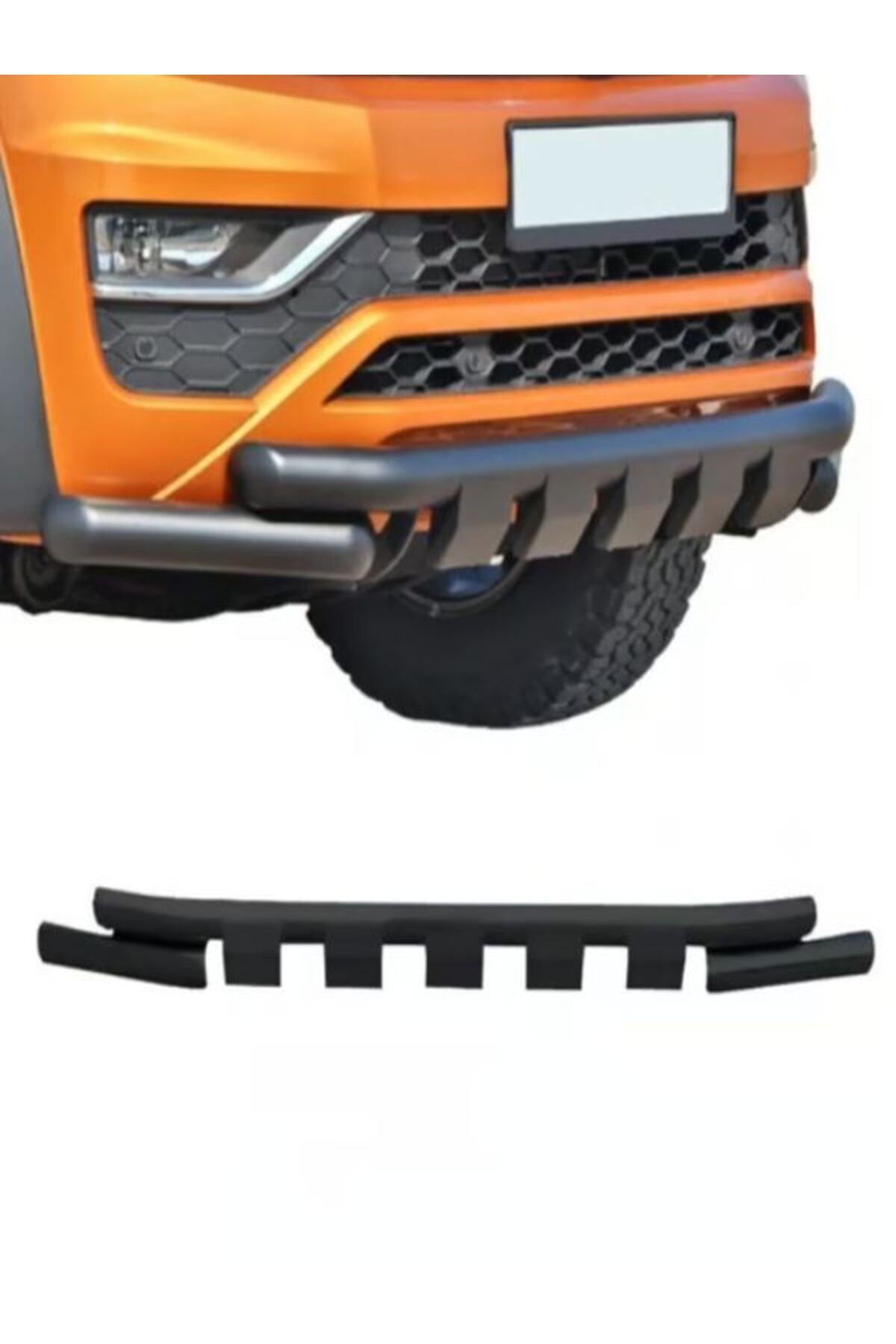 Nissan Navara 2015 - 2021 Siyah Shark Ön Koruma Demiri