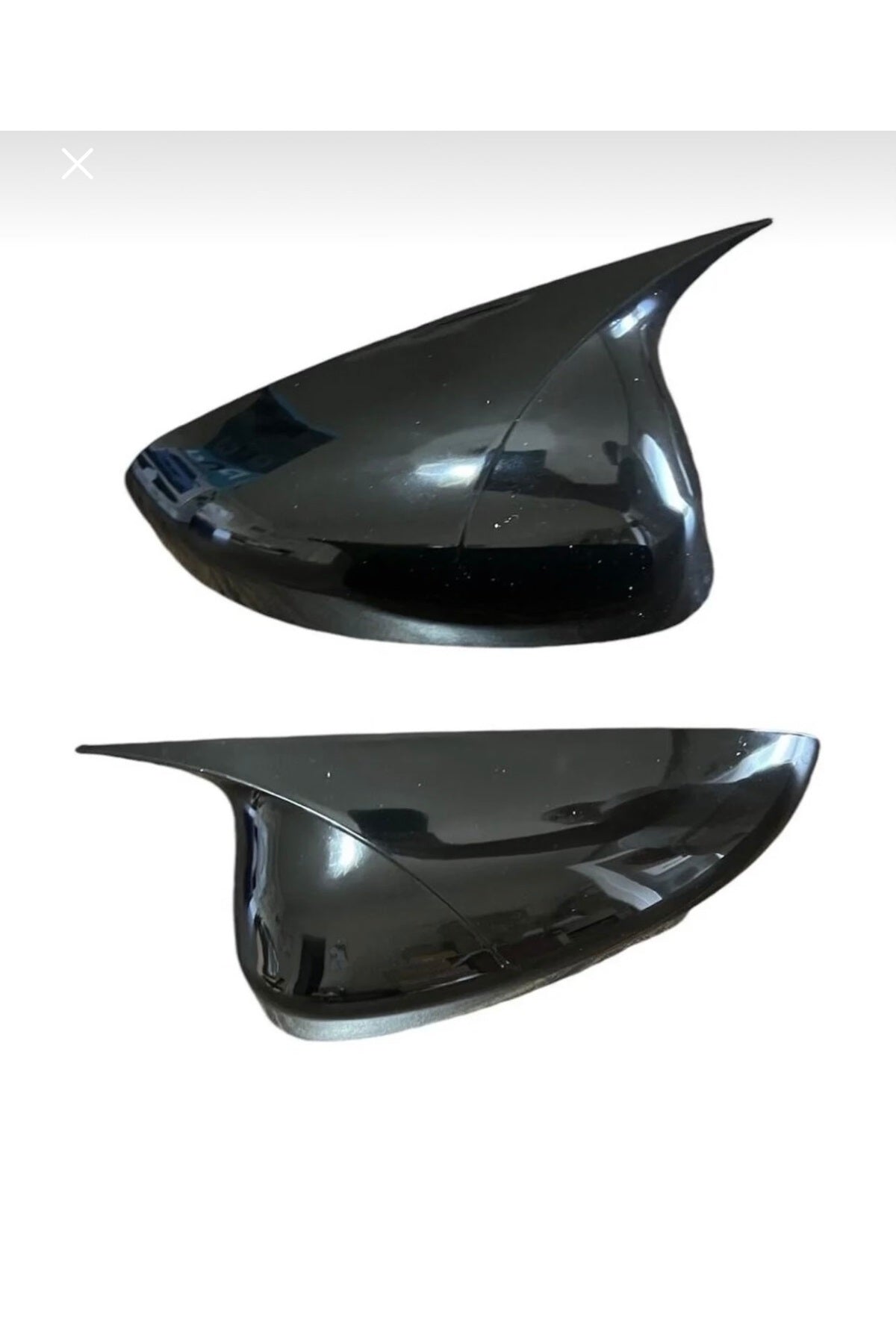 2009-2017 Volkswagen Polo Mk5 Batman Yarasa Ayna Kapak Piano Black