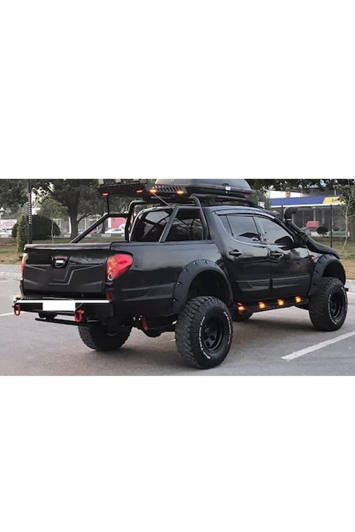 2007-2014 Mitsubishi L200 Arka Bagaj Yarım Kapak Kaplama Kabartma