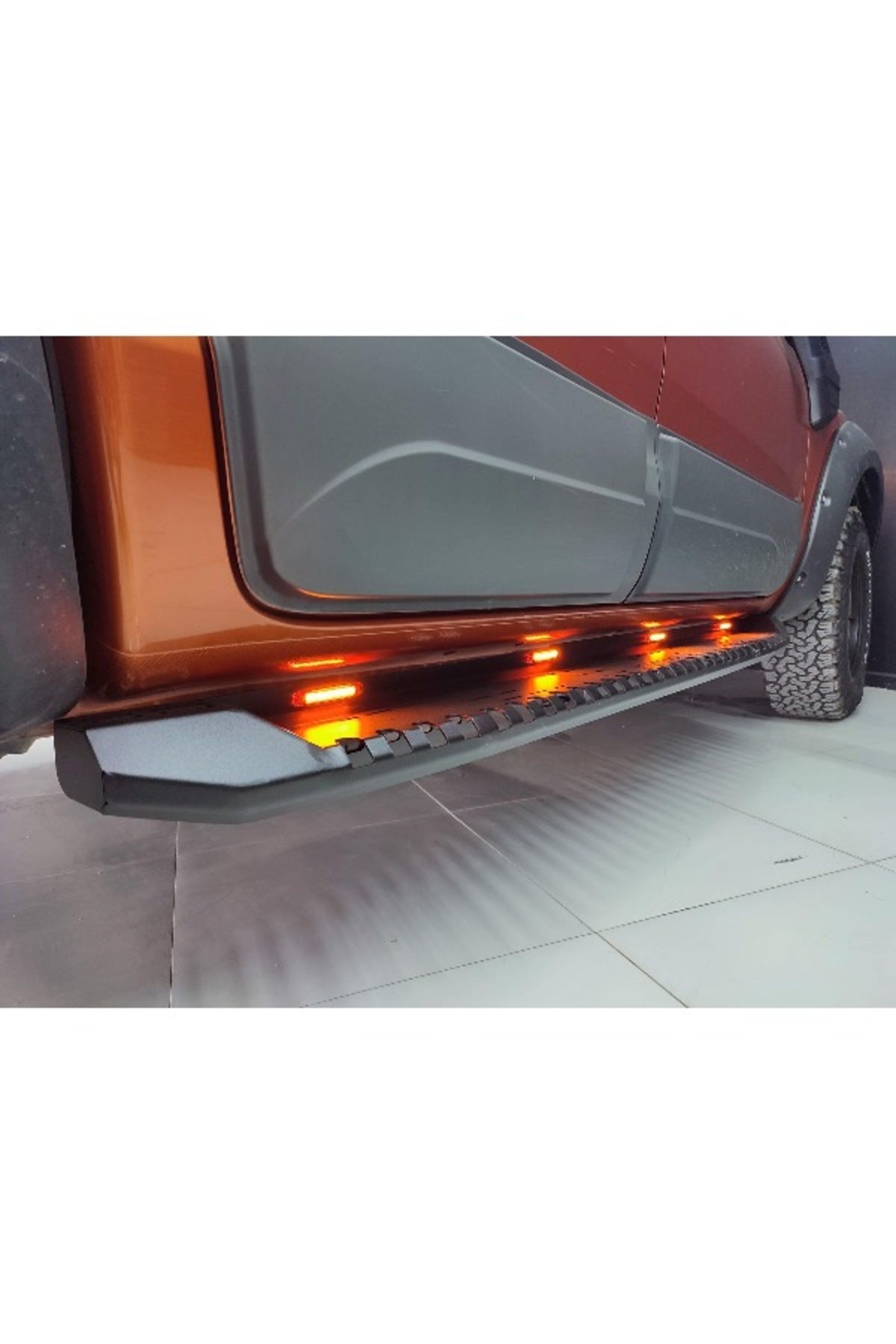 2018 Ve Üzeri̇ Uyumlu Ssangyong Grand Musso Off Road Demi̇r Yan Basamak Ledli̇