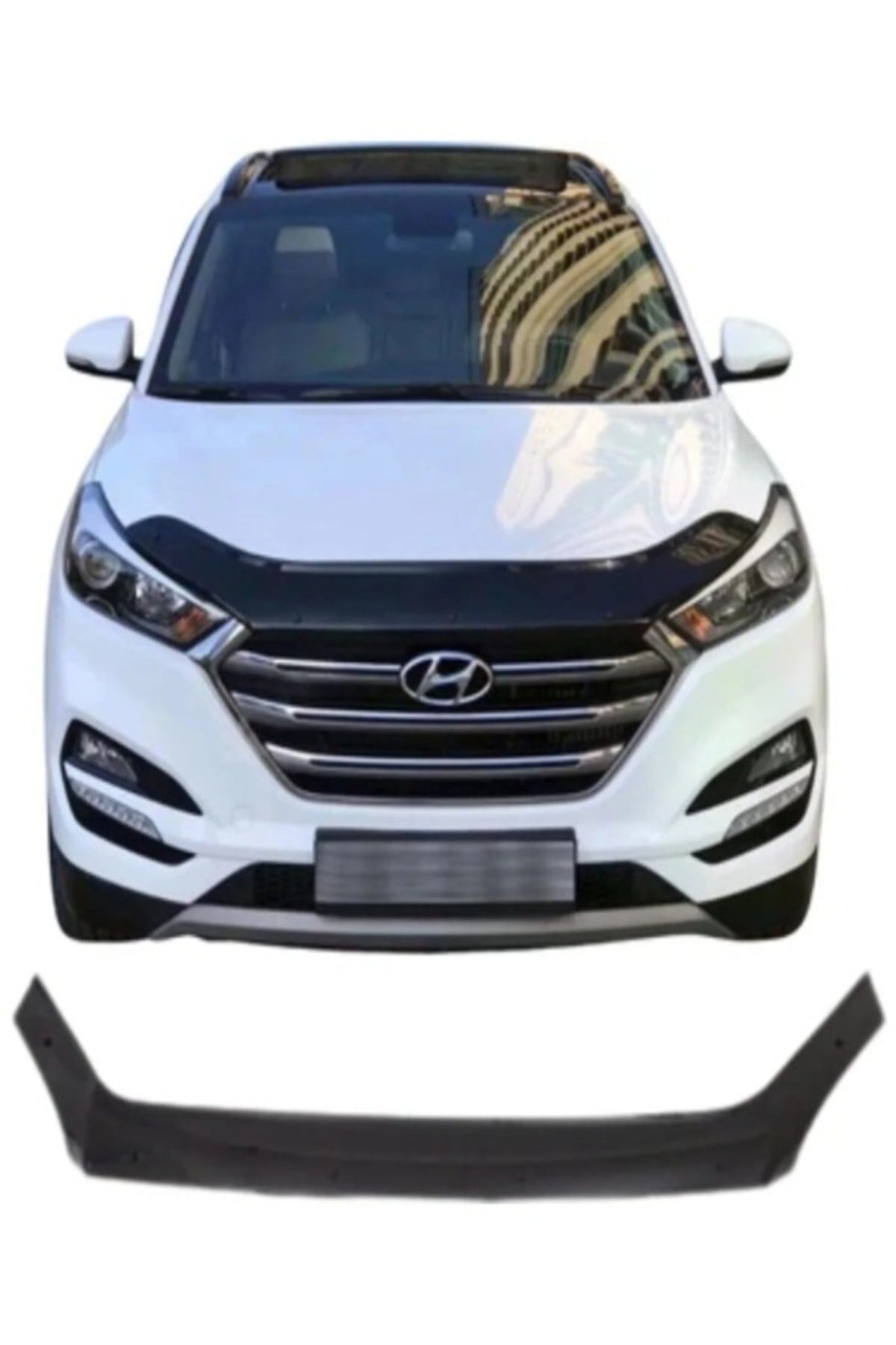 Hyundai Tucson Ön Kaput Koruma Rüzgarlığı 2016-2020 Uyumlu
