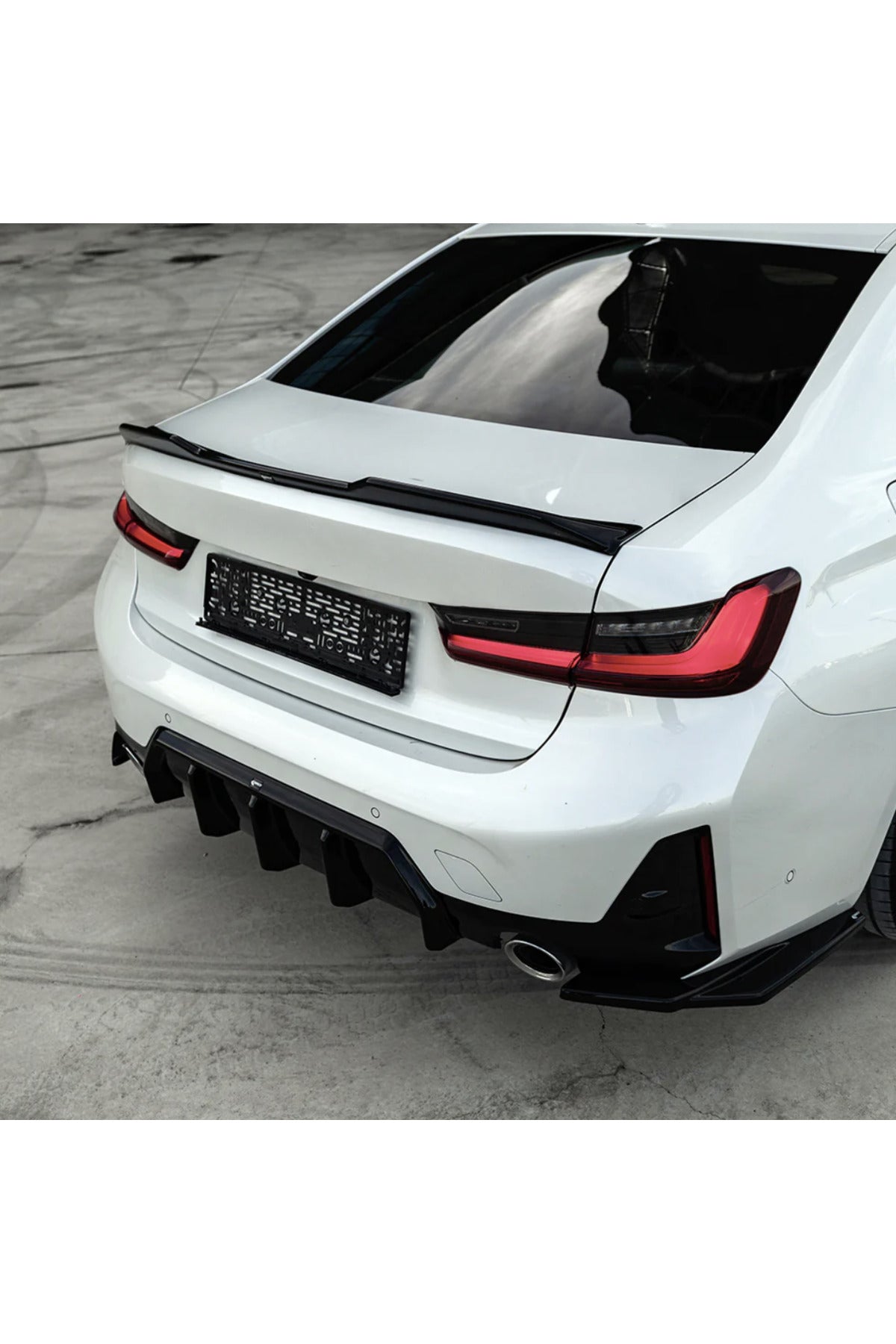 BMW 3 Serisi G20 2022+ Arka Flap Seti | M Sport Uyumlu Sportif Tampon Eki