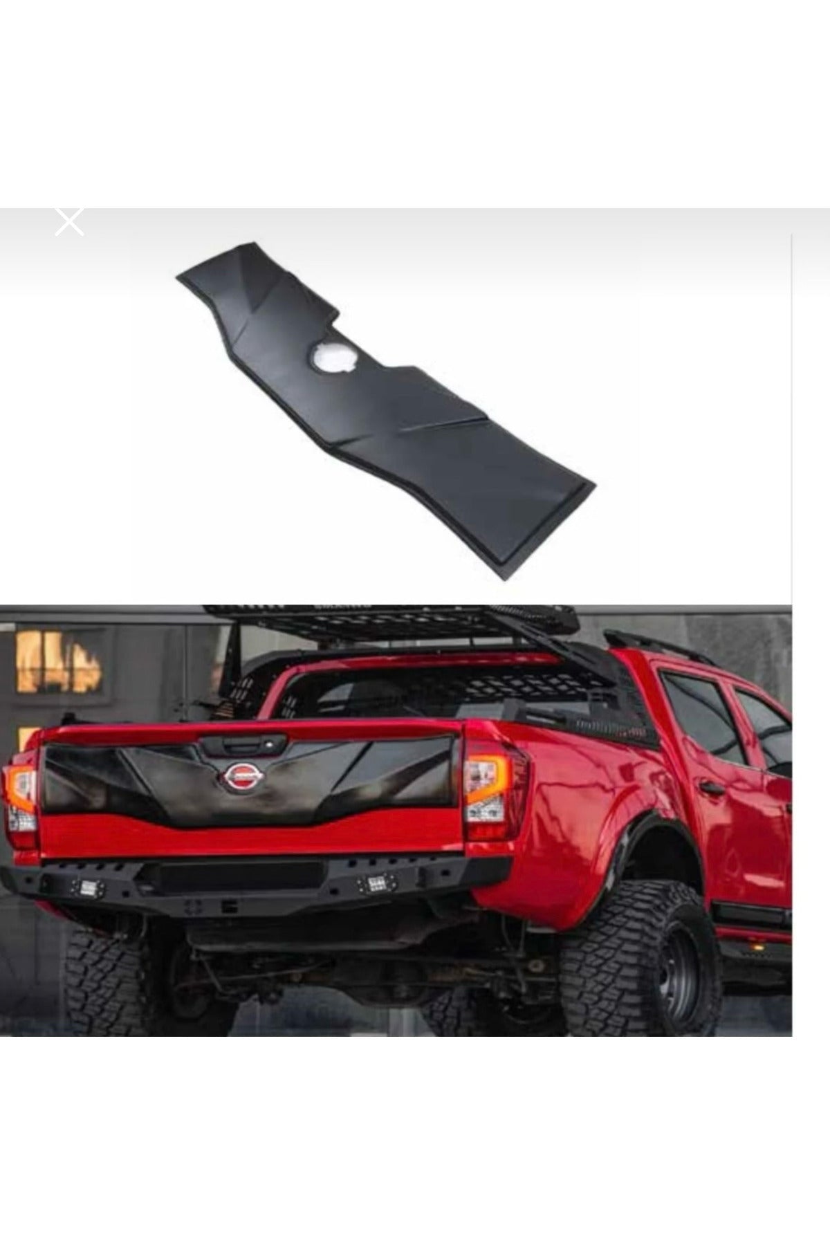 2014-2020 Nissan Navara Np300 Arka Bagaj Yarasa Kaplama Kabartma