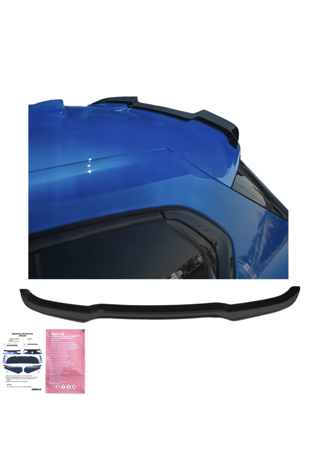 BMW F40 1 Serisi 2019-2024 M Paket Spoiler Piano Black Bagaj Üstü Spoiler Eki