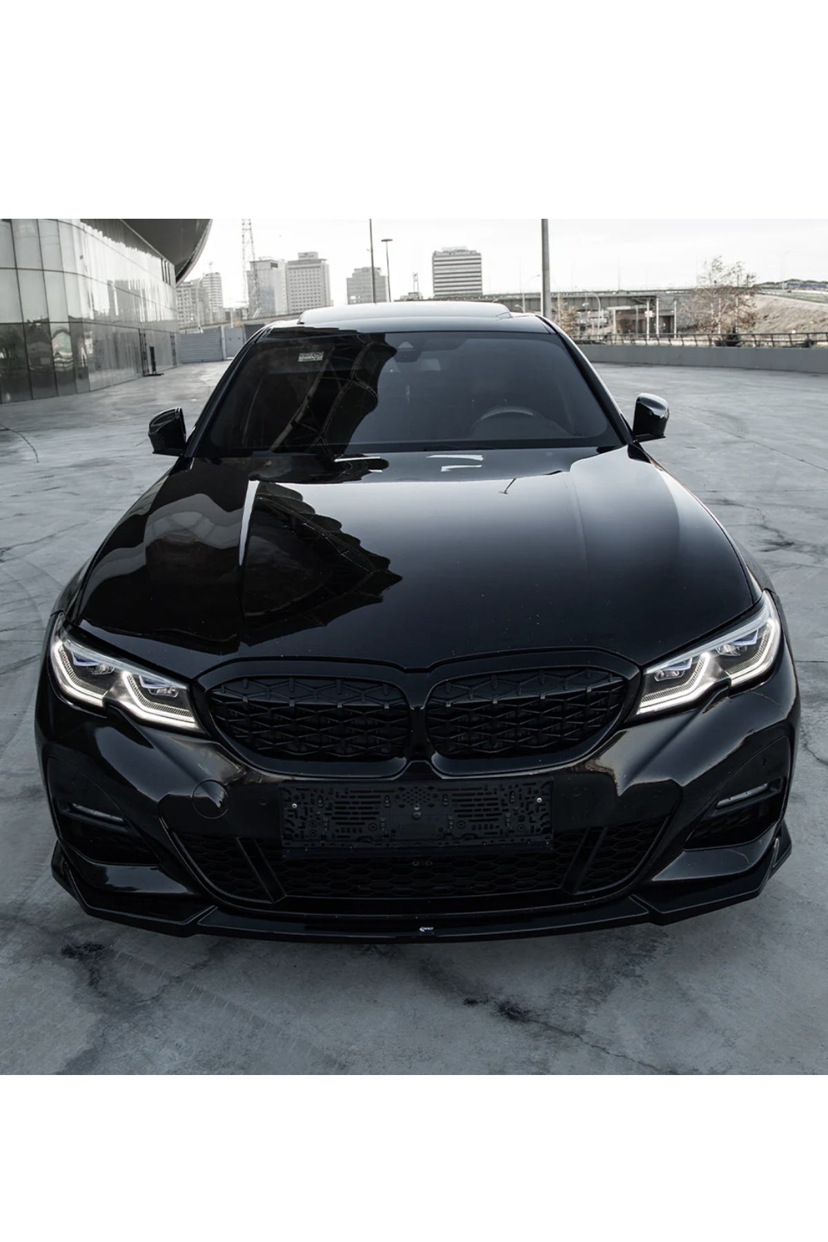 Bmw 3 Serisi G20 2018-2022 Ön Lip Parlak Siyah | Sport Ön Tampon Lipi Body Kit Ön Alt Lip