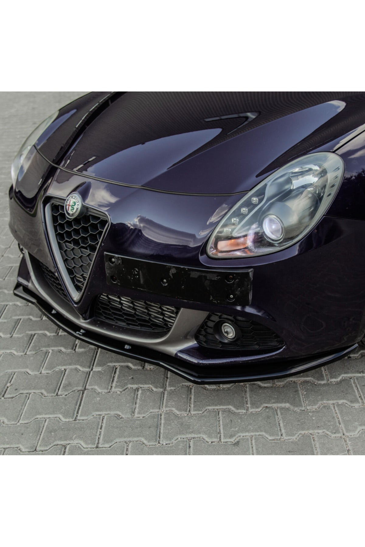 Alfa Romeo Giulietta Ön Lip 2010-2020 Uyumlu Ön Alt Lip Piano Black ABS - TMZ Garage