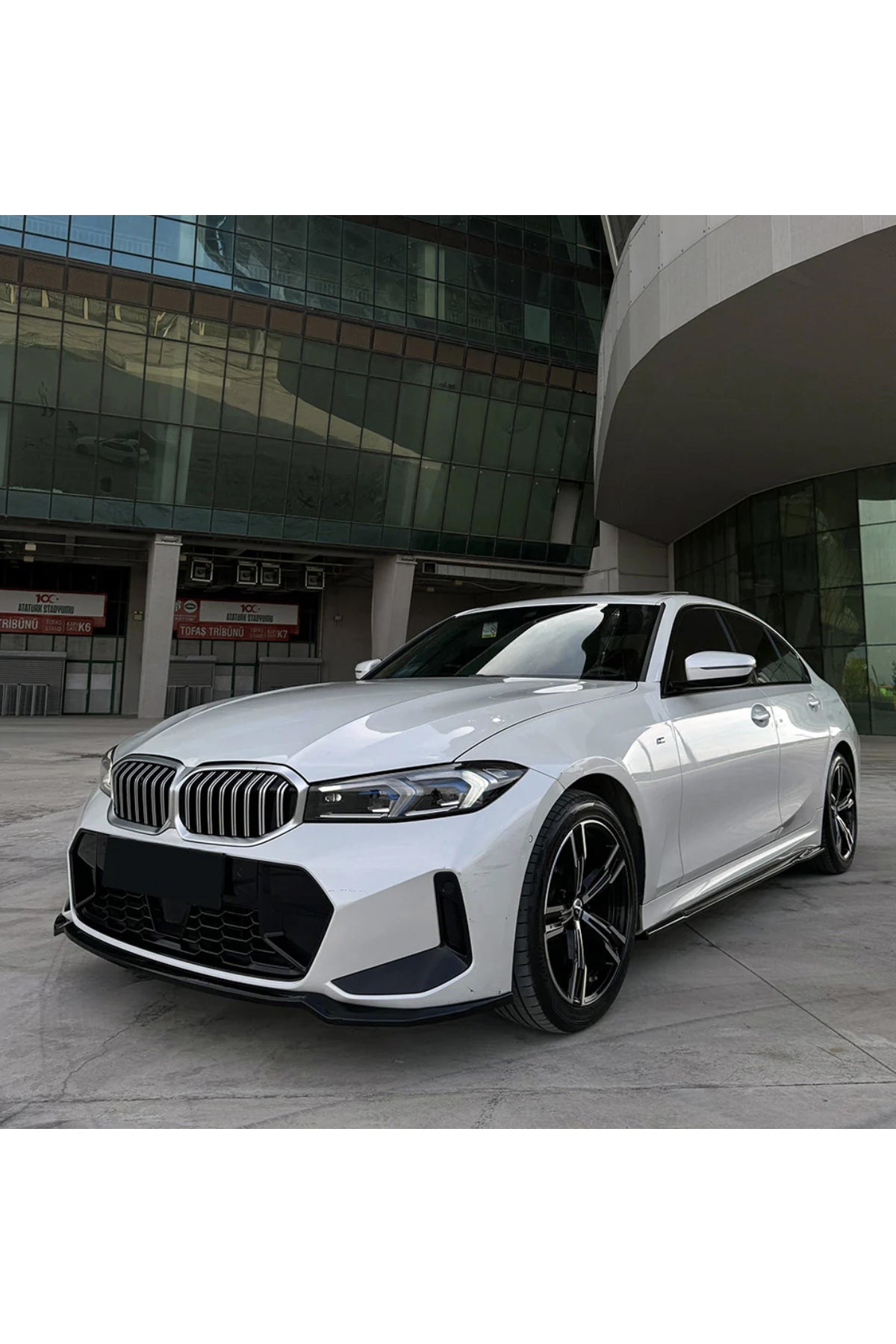 Bmw 3 Serisi G20 2022+ Ön Lip Parlak Siyah | Sport Ön Tampon Lipi Body Kit Ön Tampon Alt Lip