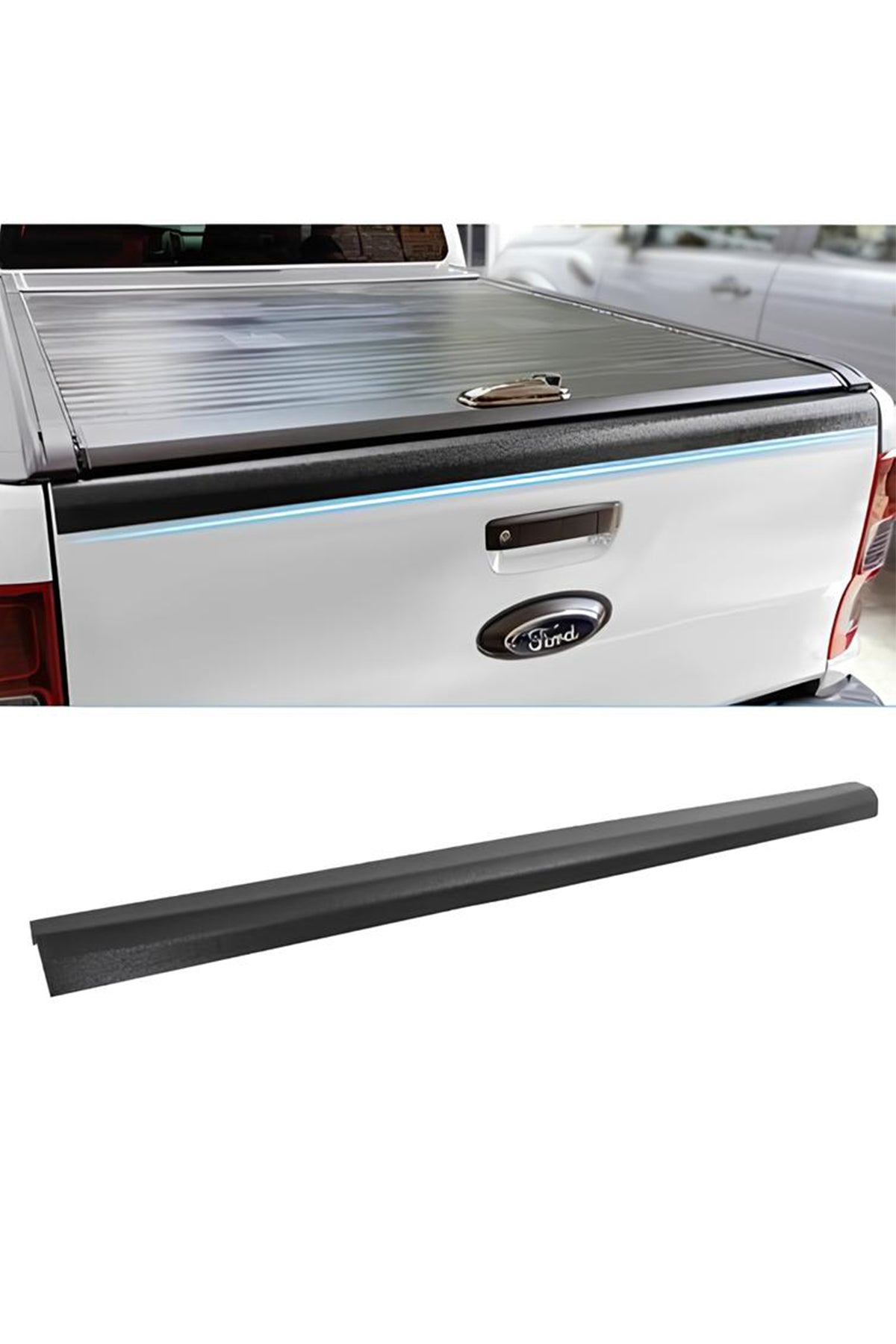 Ford Ranger 2012-2022 Kasa Üst Çıtası (Bagaj Çıtası) | Yan Kasa Kenar Koruma – Siyah