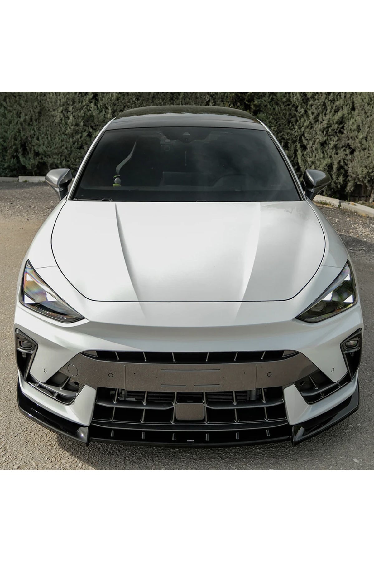 Cupra Leon 2024+ Ön Lip Parlak Siyah Sport Ön Tampon Lipi Body Kit Ön Alt Lip Spoiler