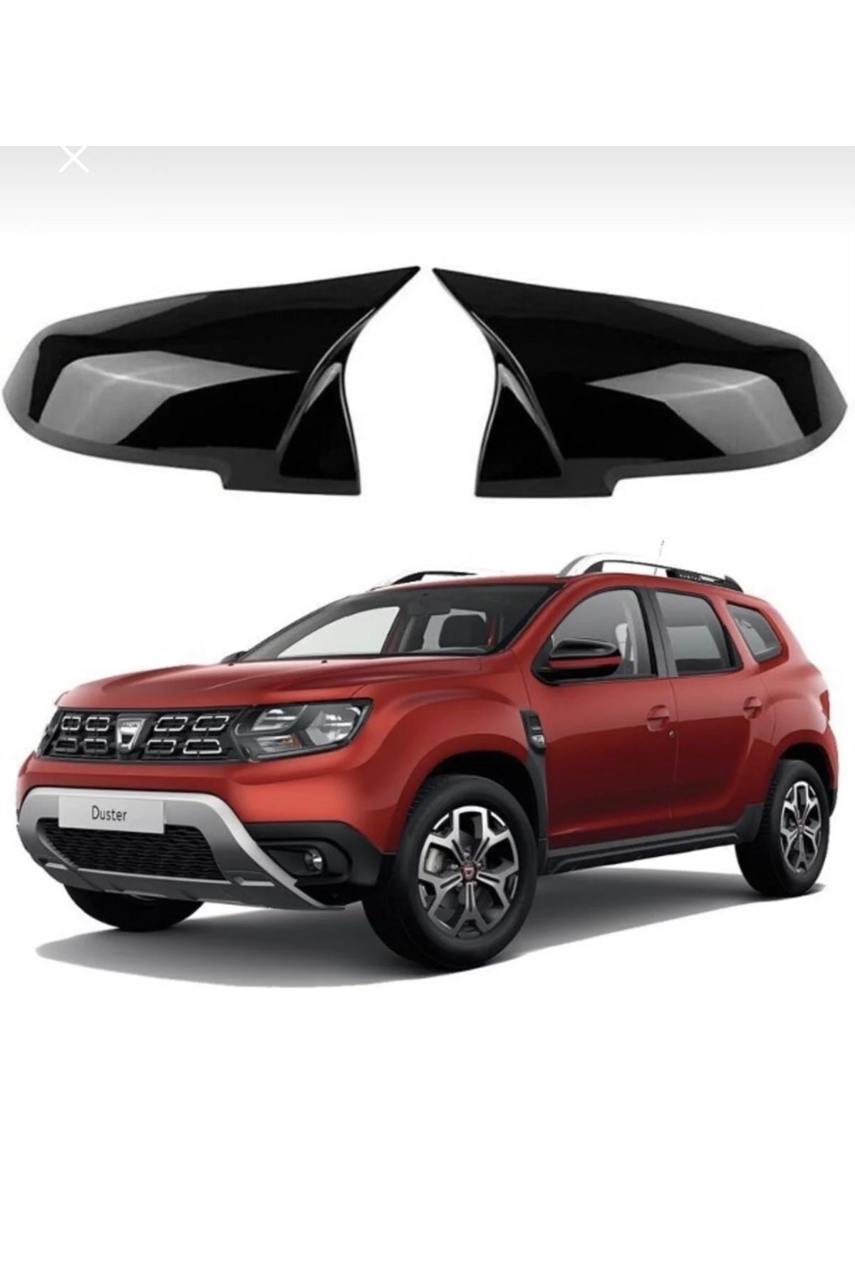 2018-2024 Dacia Duster Batman Yarasa Ayna Kapağı Piano Black