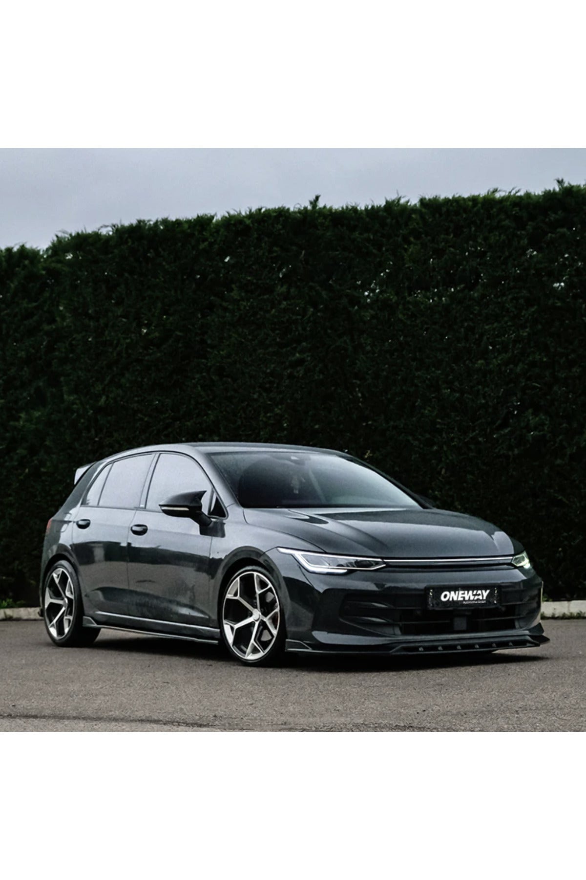 Volkswagen Golf 8 Ön Lip 2019-2024 | Life - Style - Impression Uyumlu Parlak Siyah Ön Tampon Eki