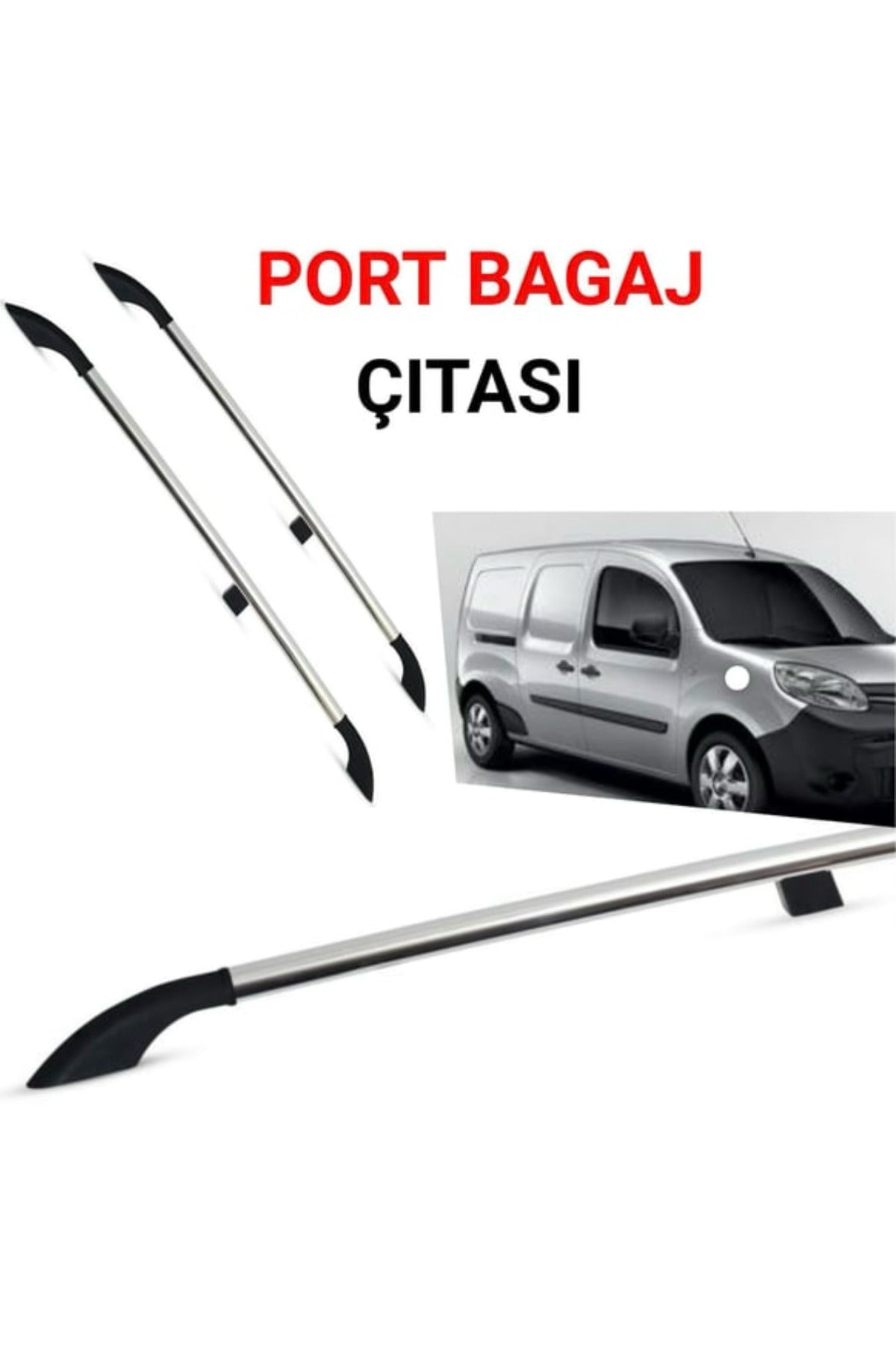 2008-2020 Renault Kangoo 2 Maxi Tavan Çıtası Gri