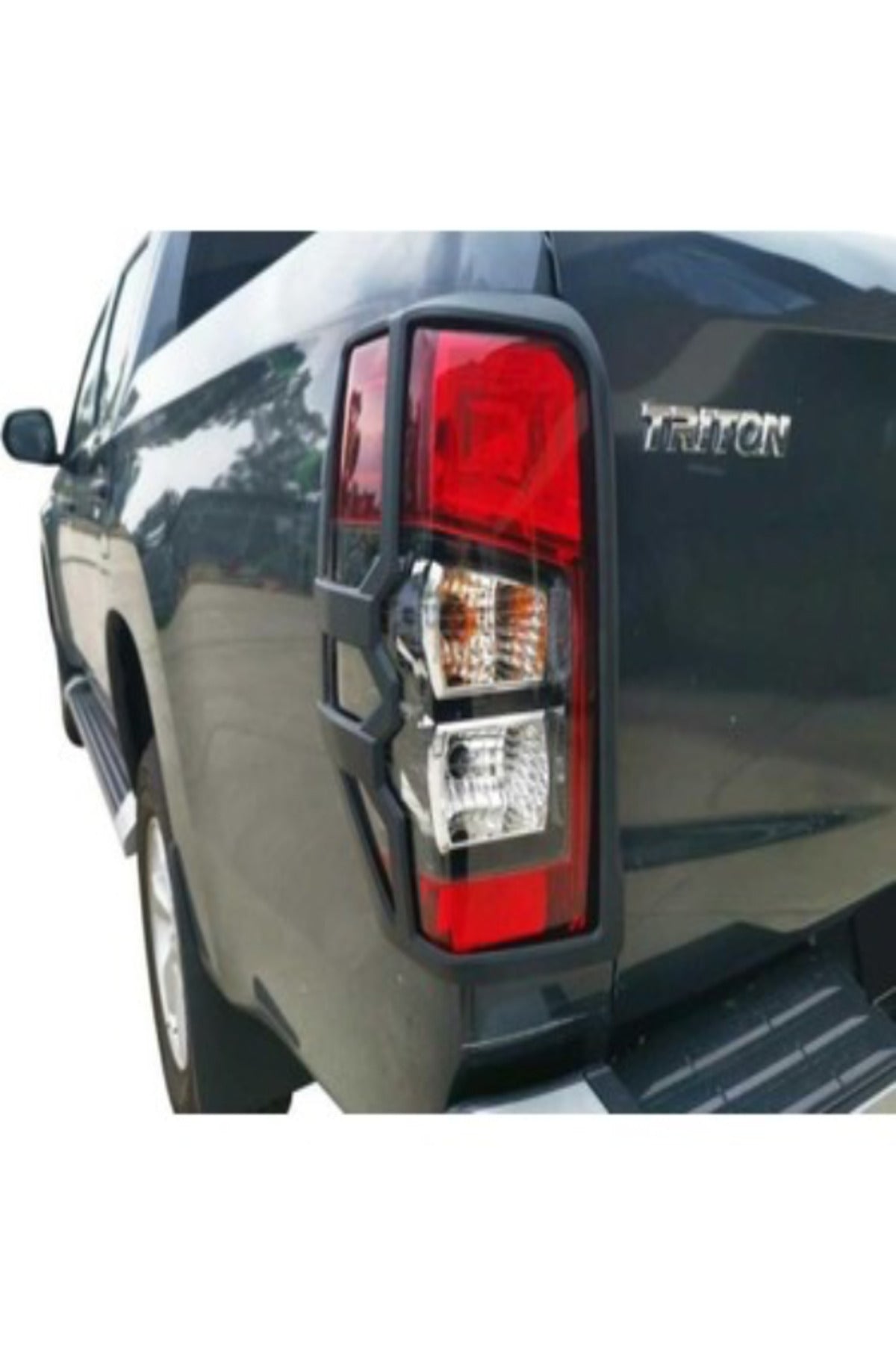 2019+ Mitsubishi L200 Arka Stop Çerçevesi Koruma Kaplama Mat Siyah