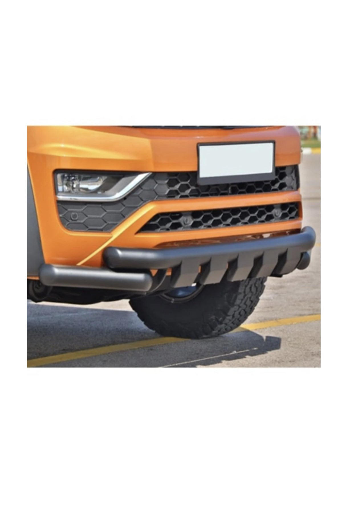 Volkswagen Amarok 2022+ Shark Ön Tampon Koruma Demiri | Ön Koruma Barı – Demir