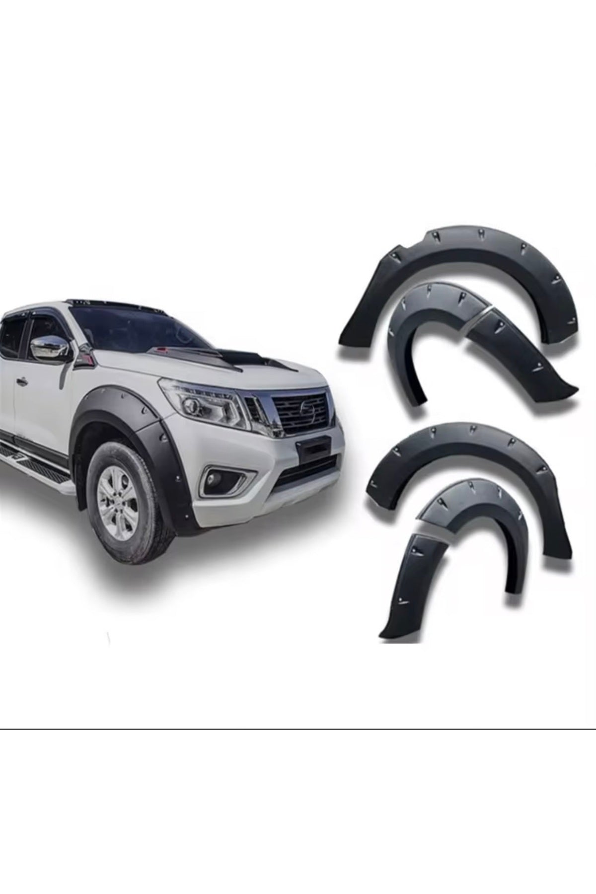2015-2017 NİSSAN NAVARA TEK DEPO ÇAMURLUK DODİK SETİ VİDA GÖRÜNÜM İTHAL 6 PARÇA - TMZ Garage