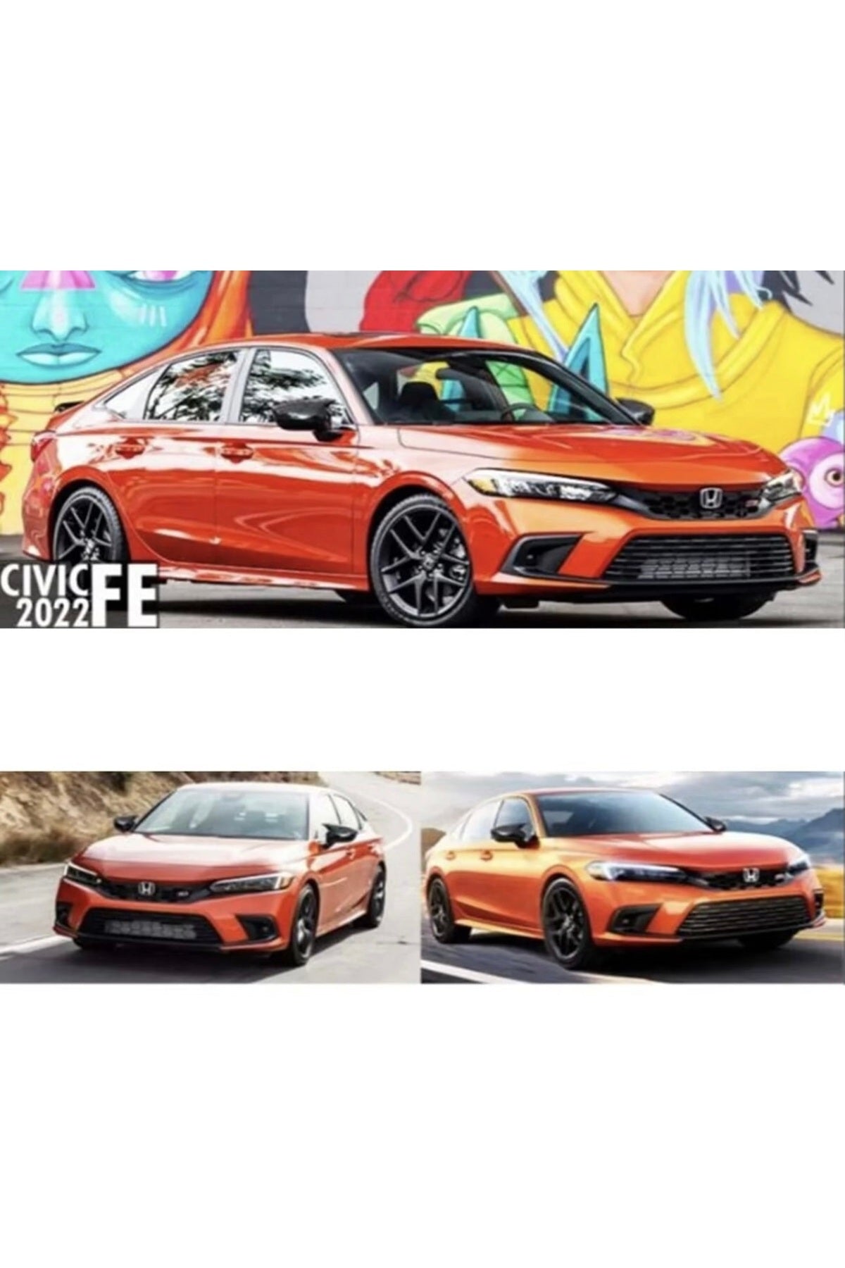 2022+ Honda Civic Fe Batman Yarasa Ayna Kapağı Kaplama Piano Black