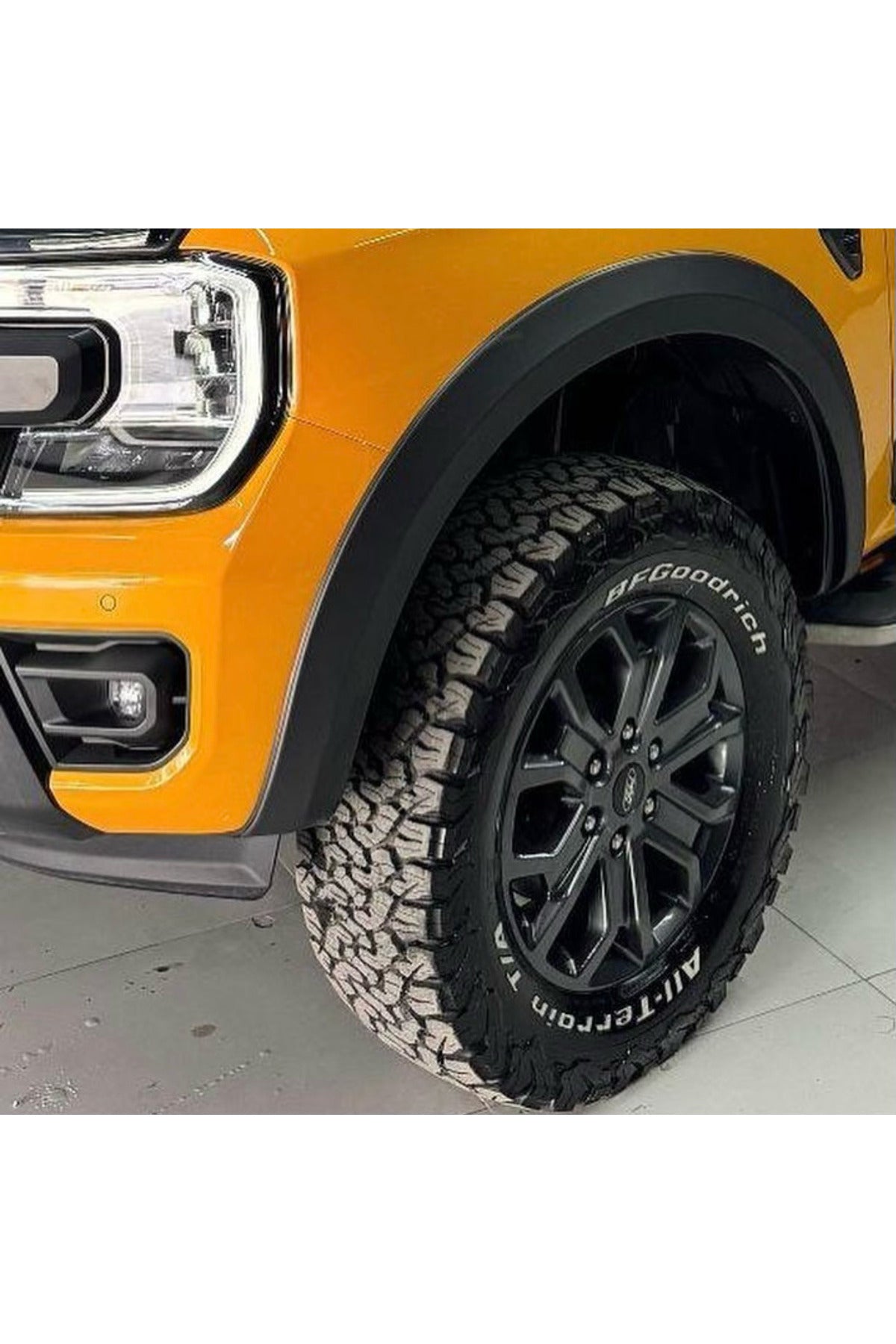 Ford Ranger T9 Slim Dodik | Çamurluk Dodik Seti / Fender Flare – Mat Siyah