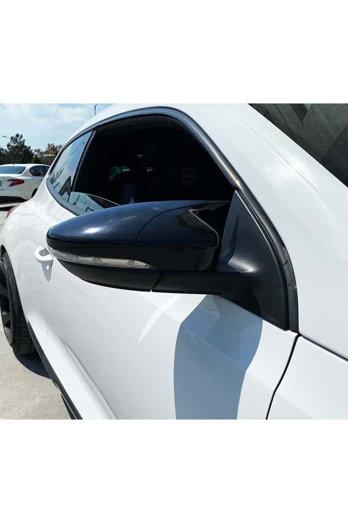 2008-2017 Volkswagen Scirocco Batman Yarasa Ayna Kapağı Piano Black