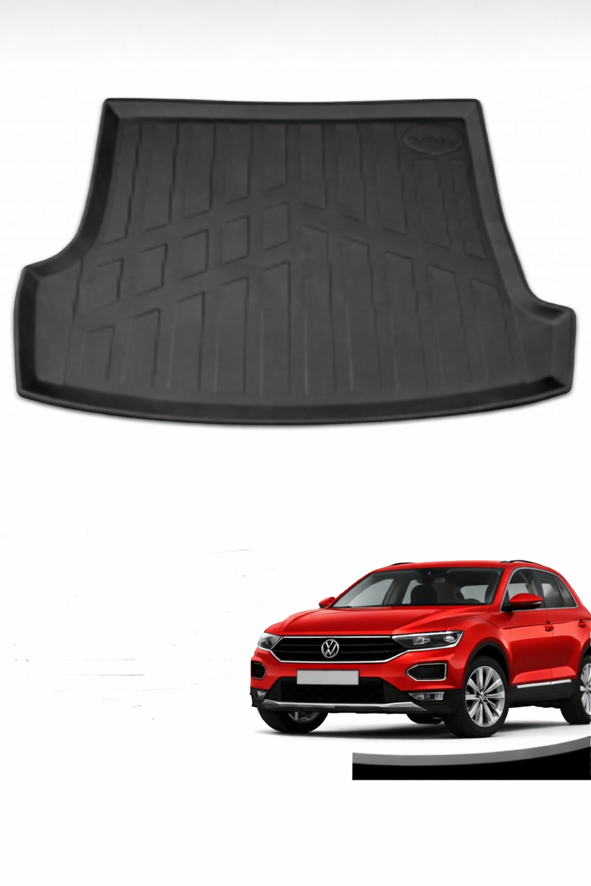 2017 VE ÜZERİ VOLKSWAGEN T-ROC ÜZERİ UYUMLU BAGAJ HAVUZU 3D