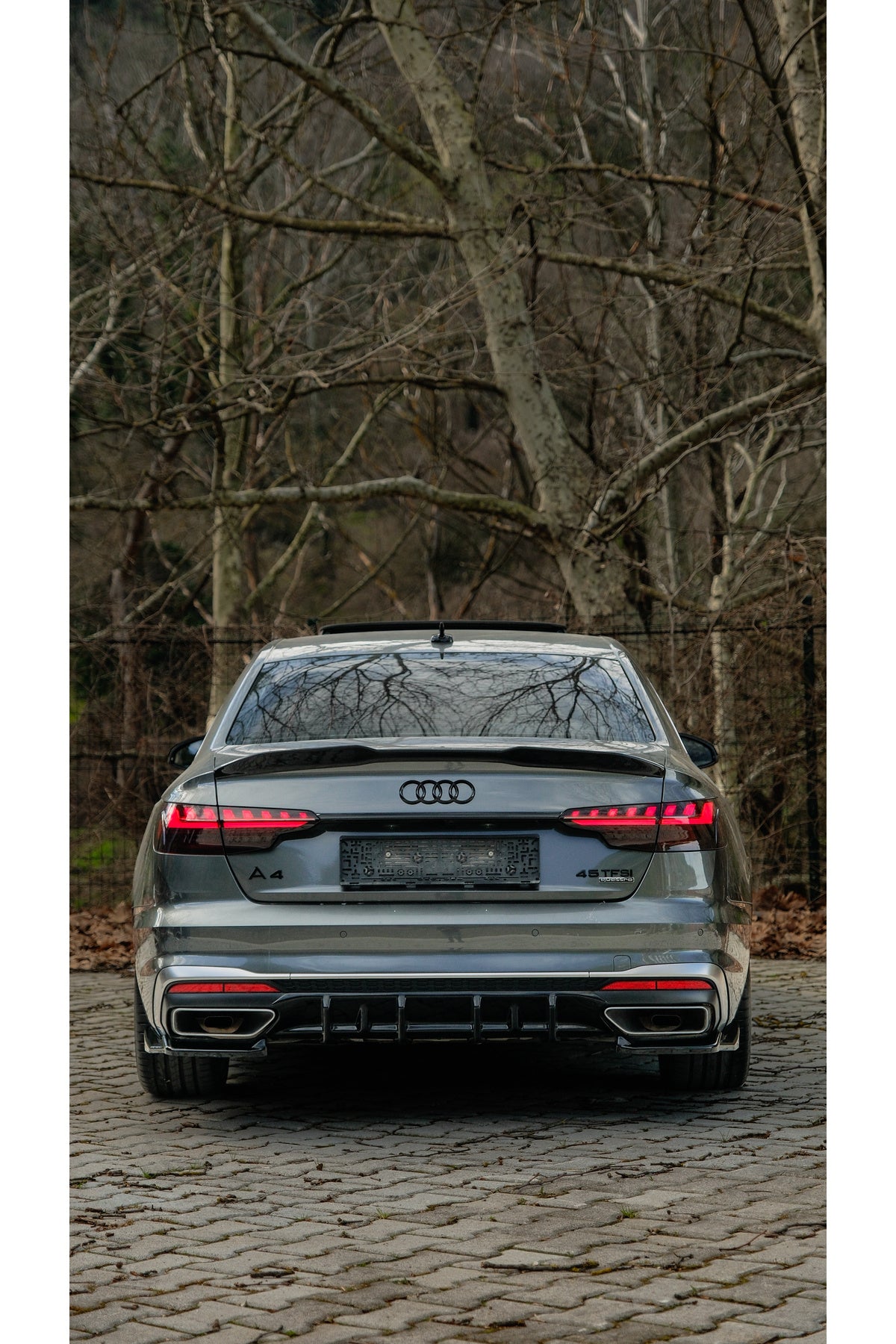 Audi A4 B9 Bagaj Spoiler 2016-2024 | Parlak Siyah Sportif Arka Spoiler