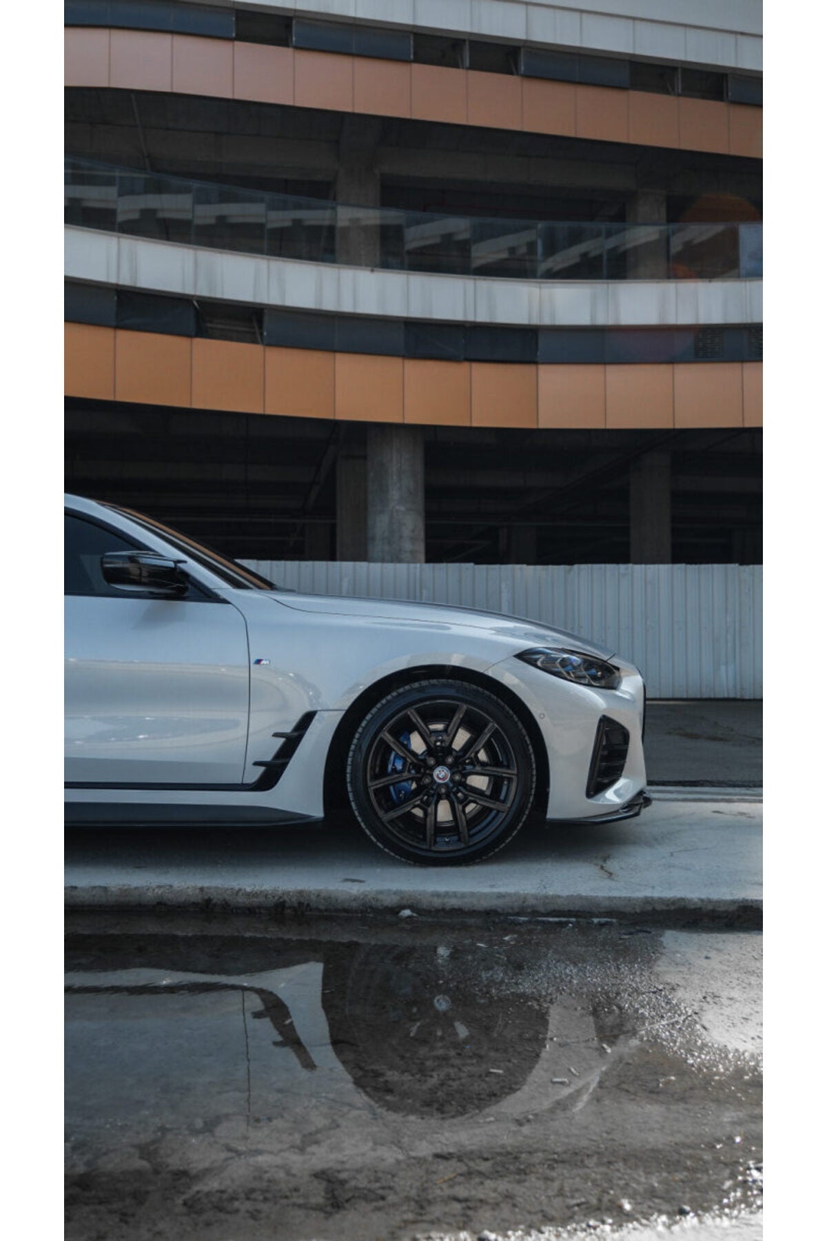 Bmw 4 Serisi G26 Gran Coupe 2020+ M Paket Body Kit Seti Ön Lip Marşpiyel Difüzör Spoiler Flap