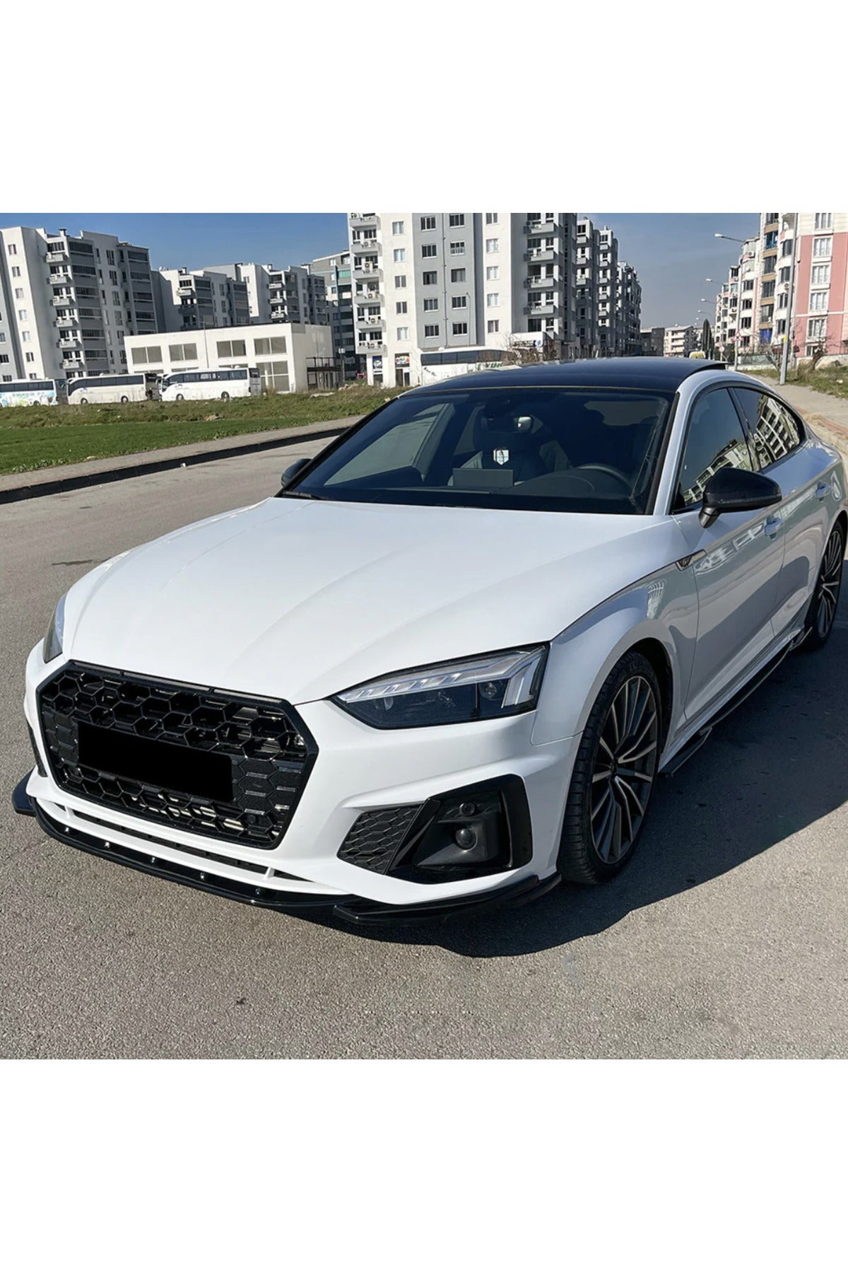 Audi A5 S-Line 2019-2024 Ön Lip | Ön Tampon Eki | Sportif ve Premium Tasarım