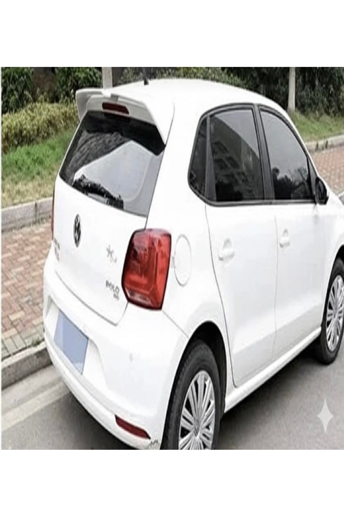 Volkswagen Polo 2009-2017 Oettinger Spoiler | Boyalı Beyaz Bagaj Üstü Spoiler – Arka Üst Spoiler