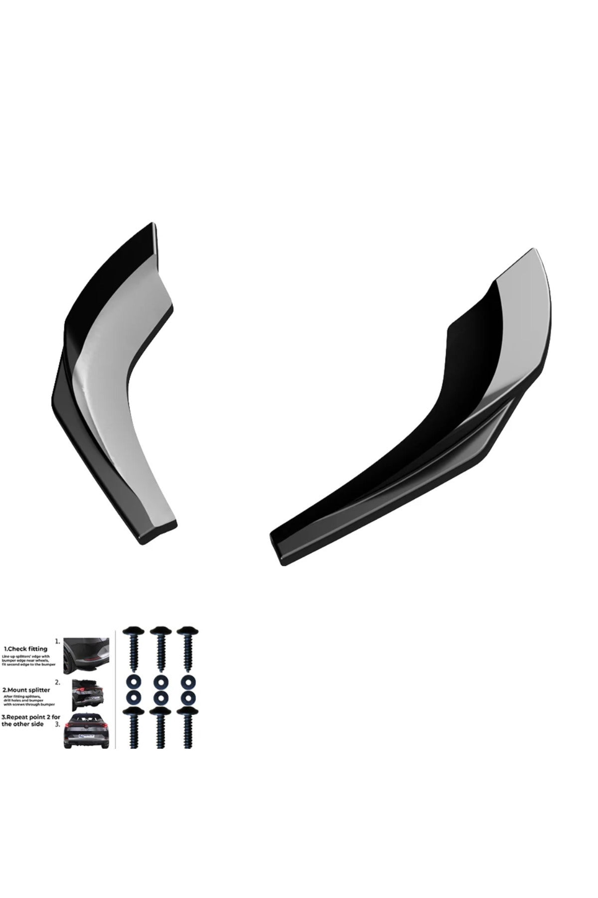 Audi A3 8Y Advanced 2020-2024 Sedan / Sportback Arka Flap Seti | Sportif Tampon Eki