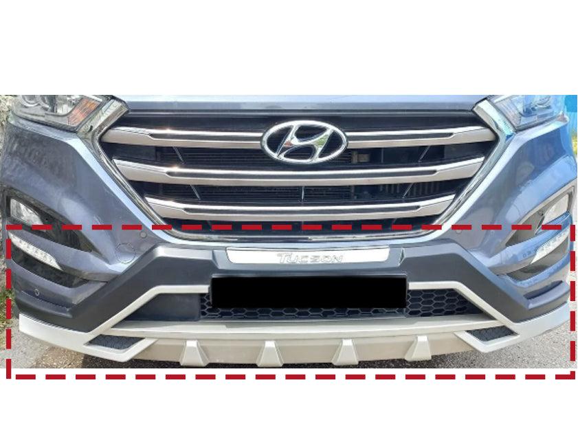 Hyundai Tucson 2015-2017 Turbosuz Ön Arka Koruma Seti | Araca Özel Uyum | Premium Tasarım | Dayanıklı Malzeme