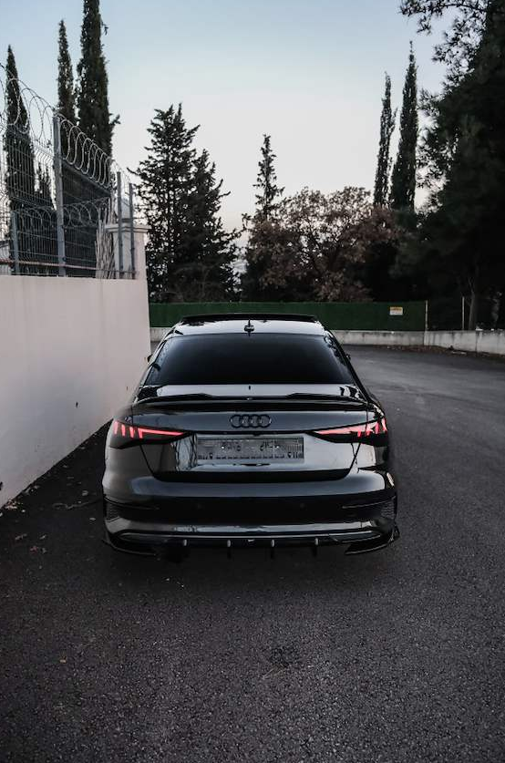 Audi A3 Sedan Sportback Advanced 2020-2024 Arka Difüzör | Sportif Tampon Eki