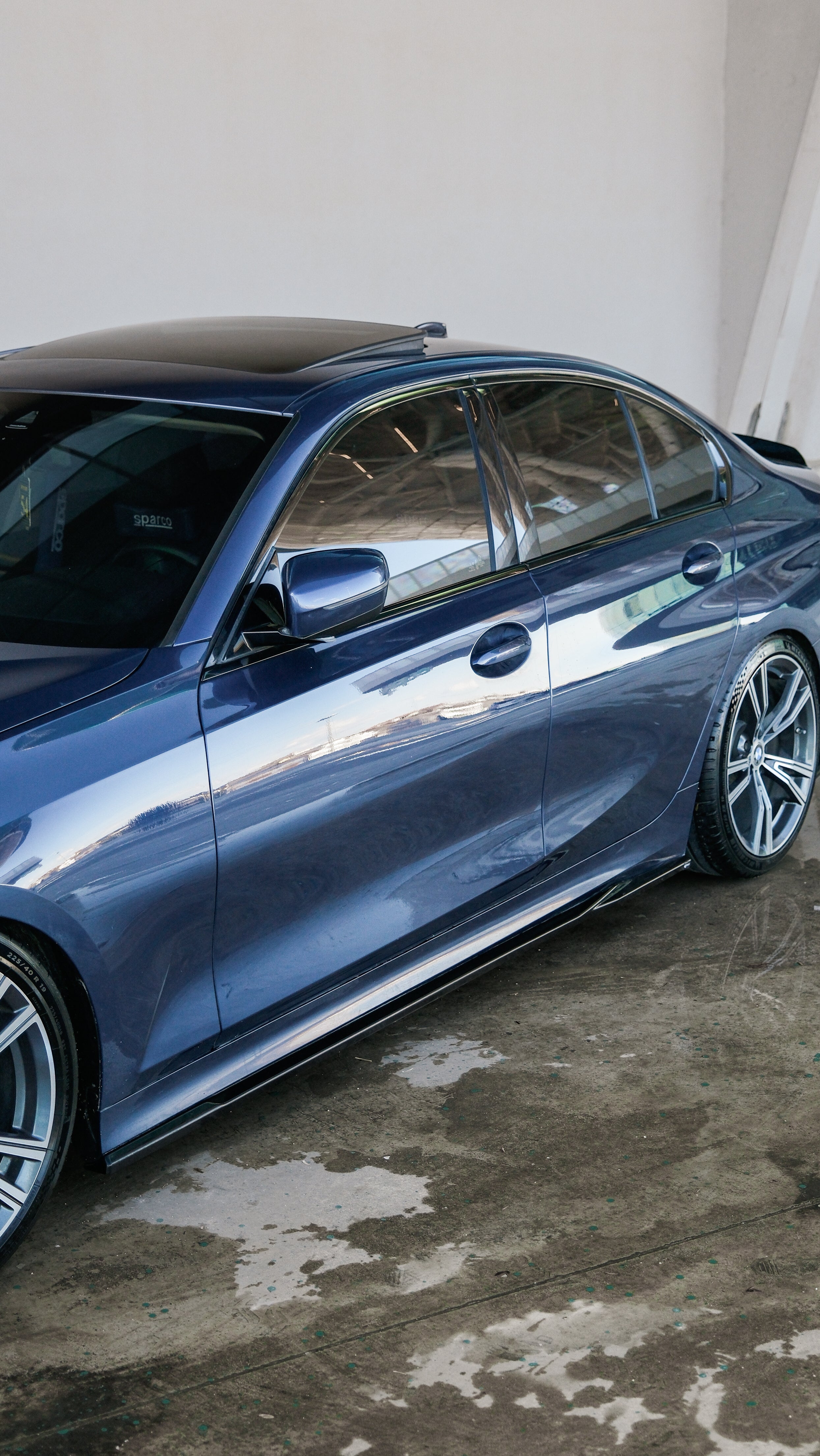 Bmw 3 Serisi G20 2018-2022 Yan Marşpiyel Sportline Uyumlu Piano Black Abs