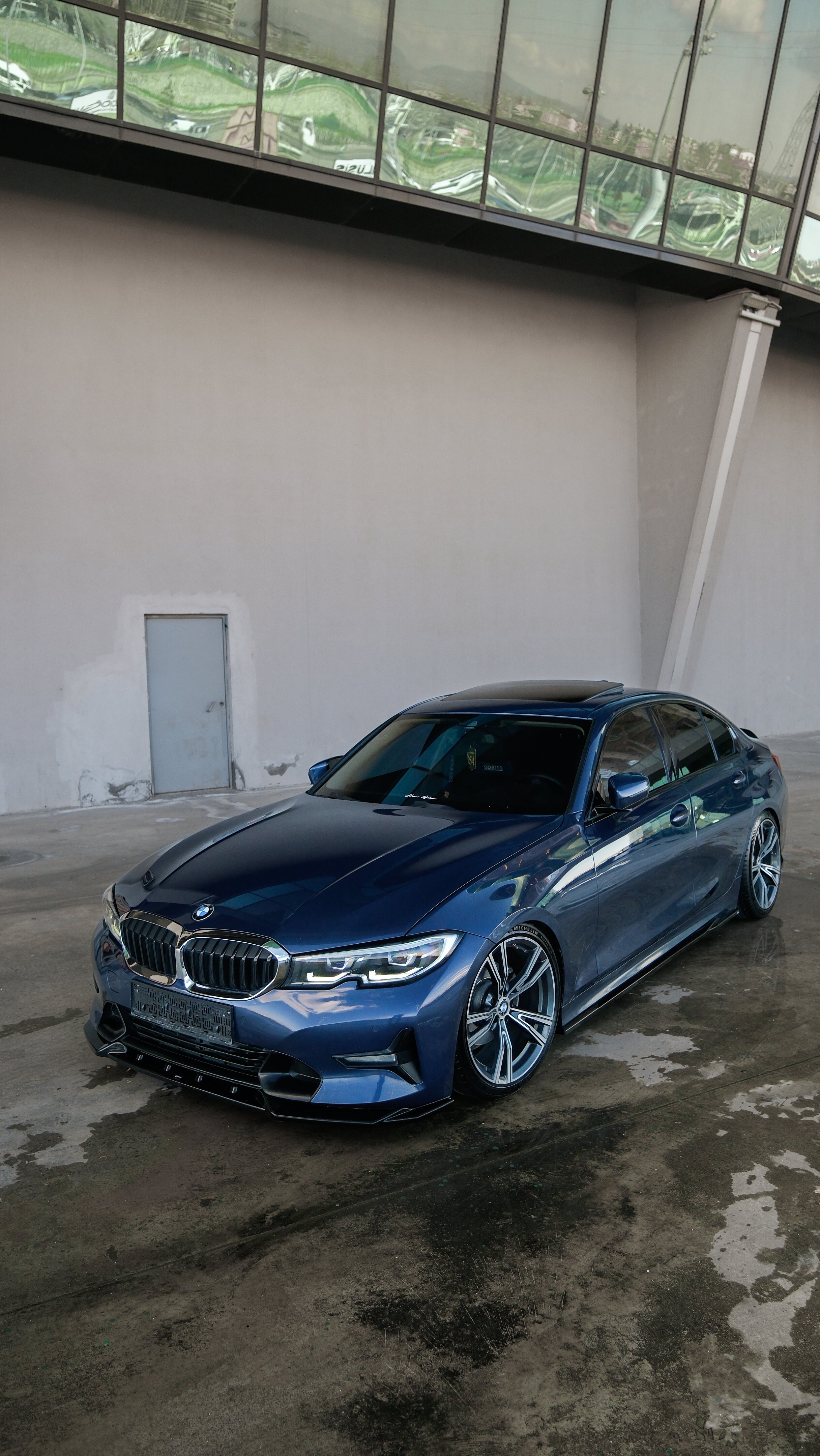 Bmw 3 Serisi G20 2018-2022 Ön Lip Sportline Uyumlu Piano Black Abs Tampon Altı Ek
